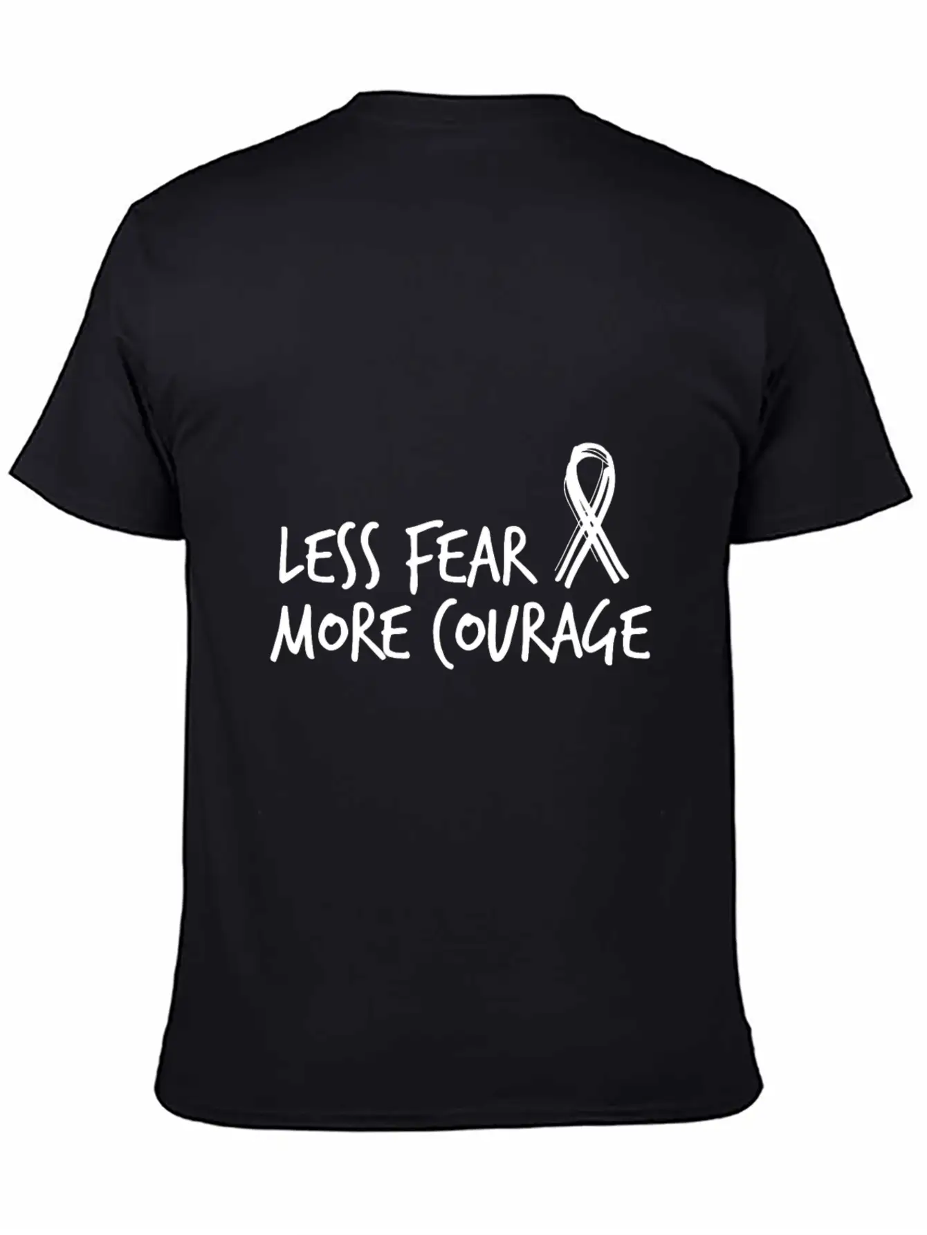 More Courage Cancer Essential Cotton Tee For Daily Outfits – Unisex Style