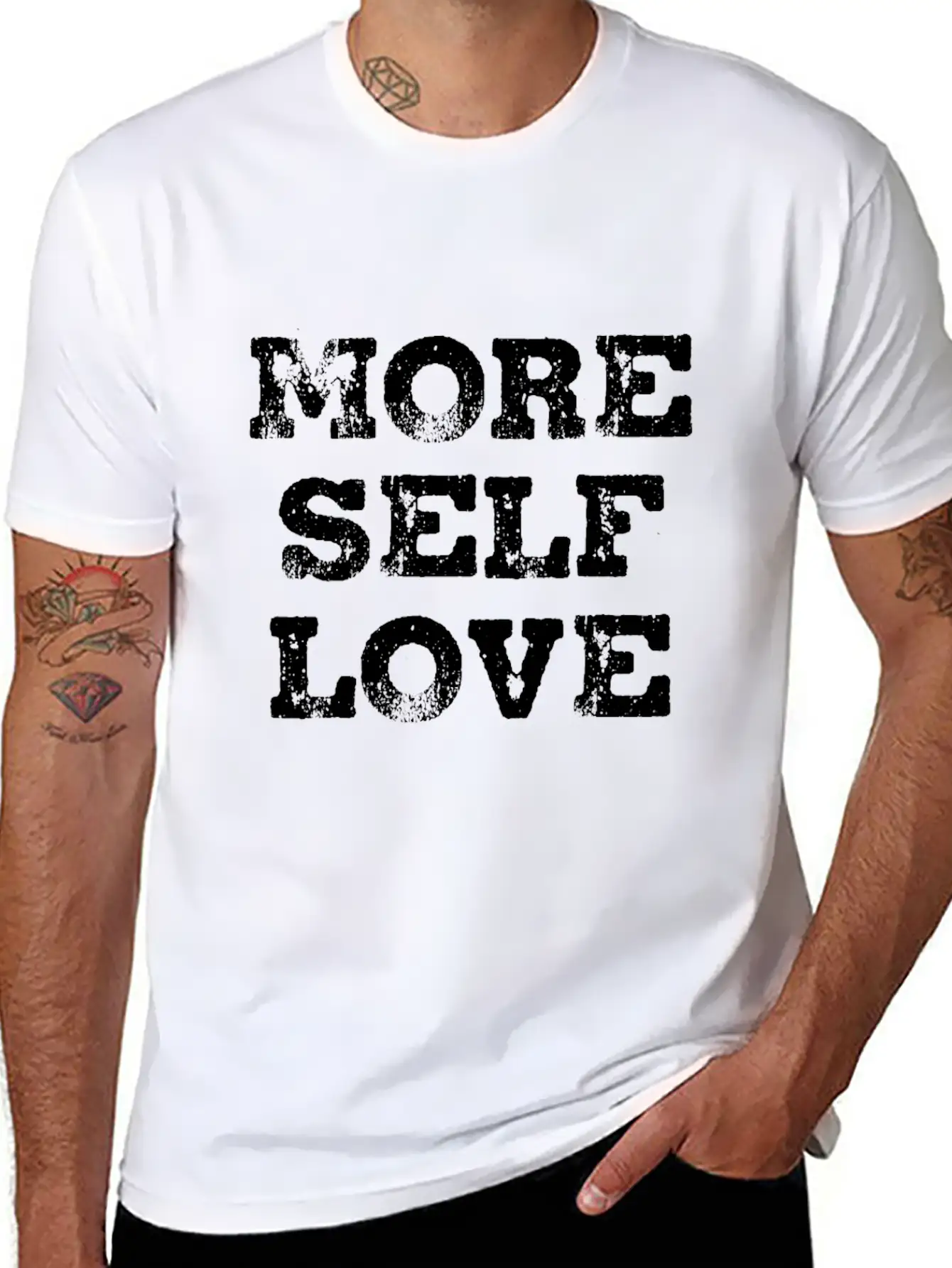 More Self Love Stylish Everyday T-Shirt – Unisex Basic Cotton Tee