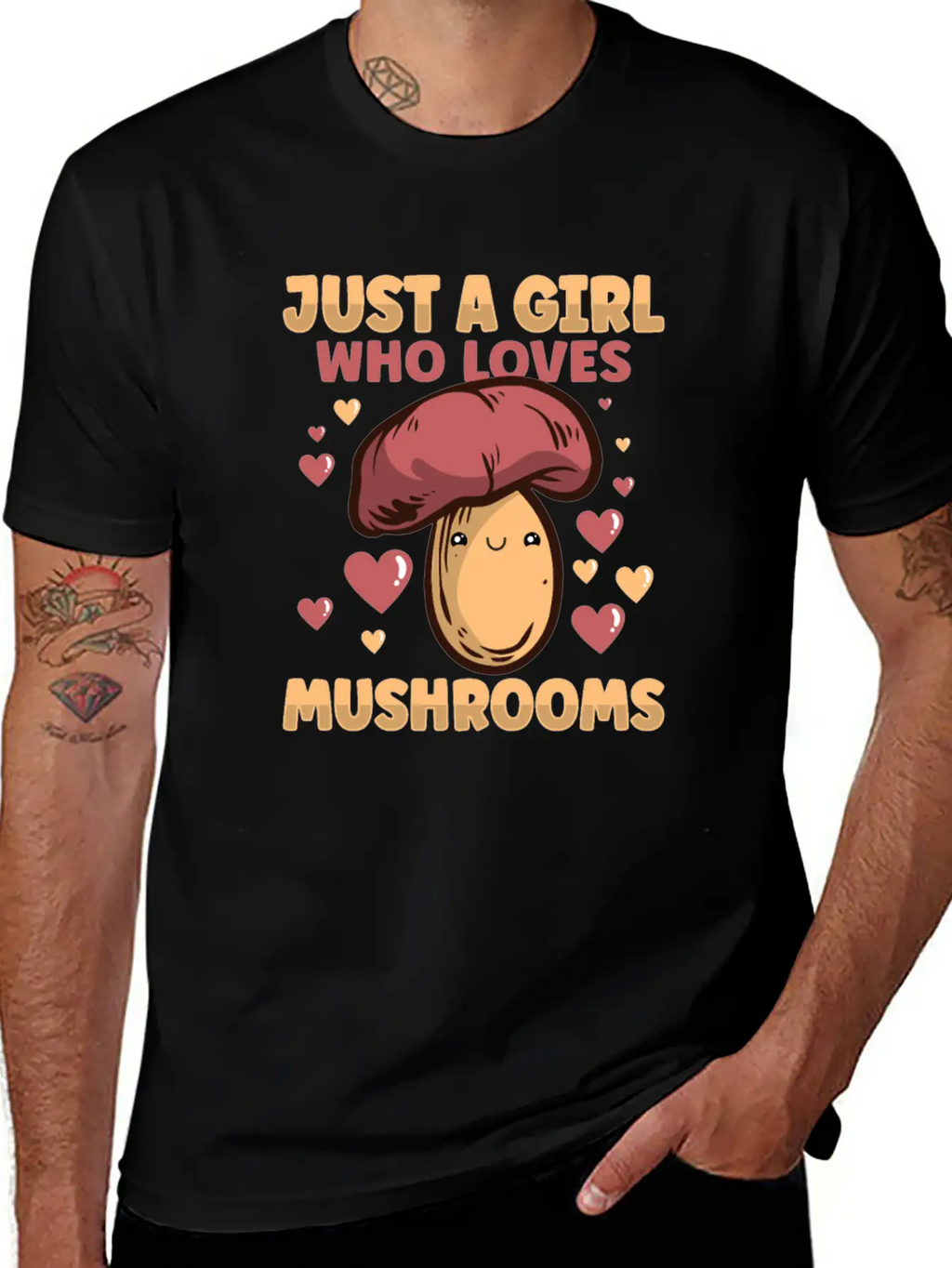 Morels Mushroom Picker Mushroom Farmer Mushroom Unisex Short Sleeve Soft Cotton T-Shirt – Casual Everyday Wear