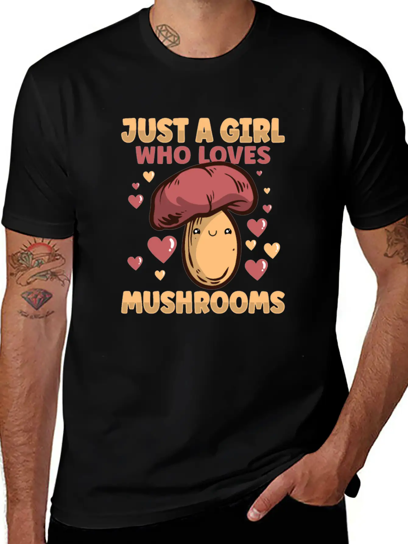 Morels Mushroom Picker Mushroom Farmer Mushroom Unisex Short Sleeve Soft Cotton T-Shirt – Casual Everyday Wear
