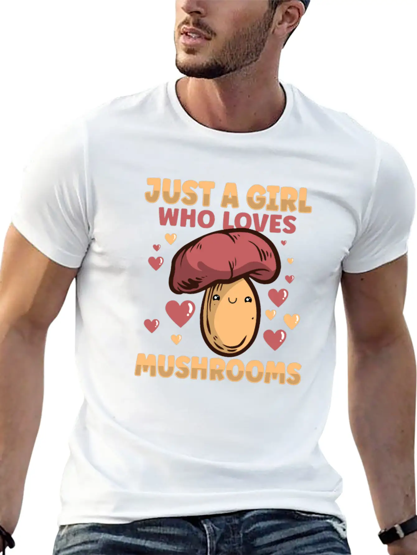 Morels Mushroom Picker Mushroom Farmer Mushroom Unisex Short Sleeve Soft Cotton T-Shirt – Casual Everyday Wear