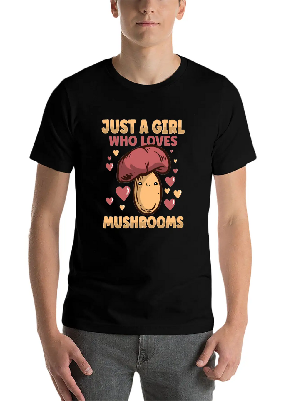Morels Mushroom Picker Mushroom Farmer Mushroom Unisex Short Sleeve Soft Cotton T-Shirt – Casual Everyday Wear