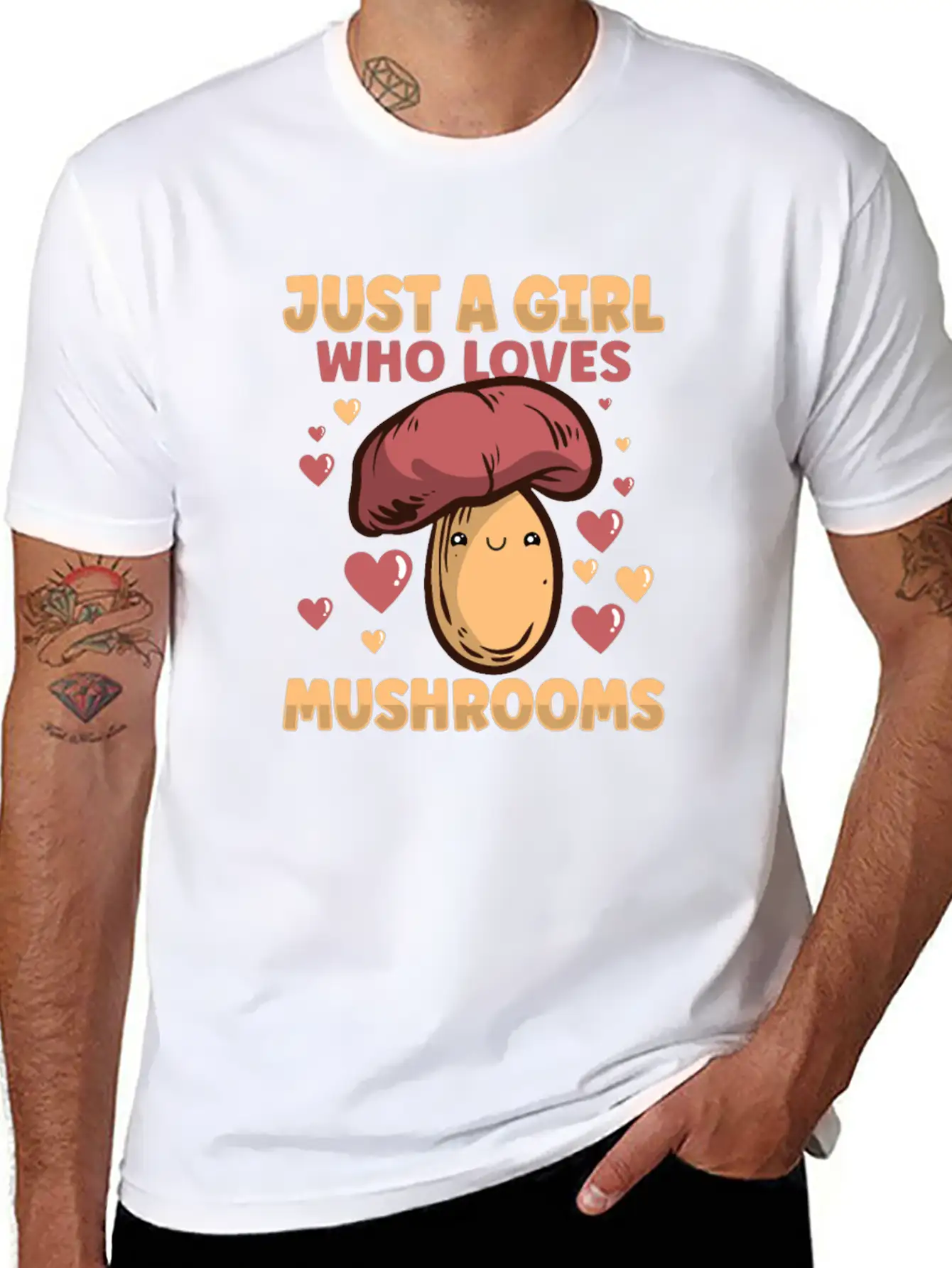 Morels Mushroom Picker Mushroom Farmer Mushroom Unisex Short Sleeve Soft Cotton T-Shirt – Casual Everyday Wear
