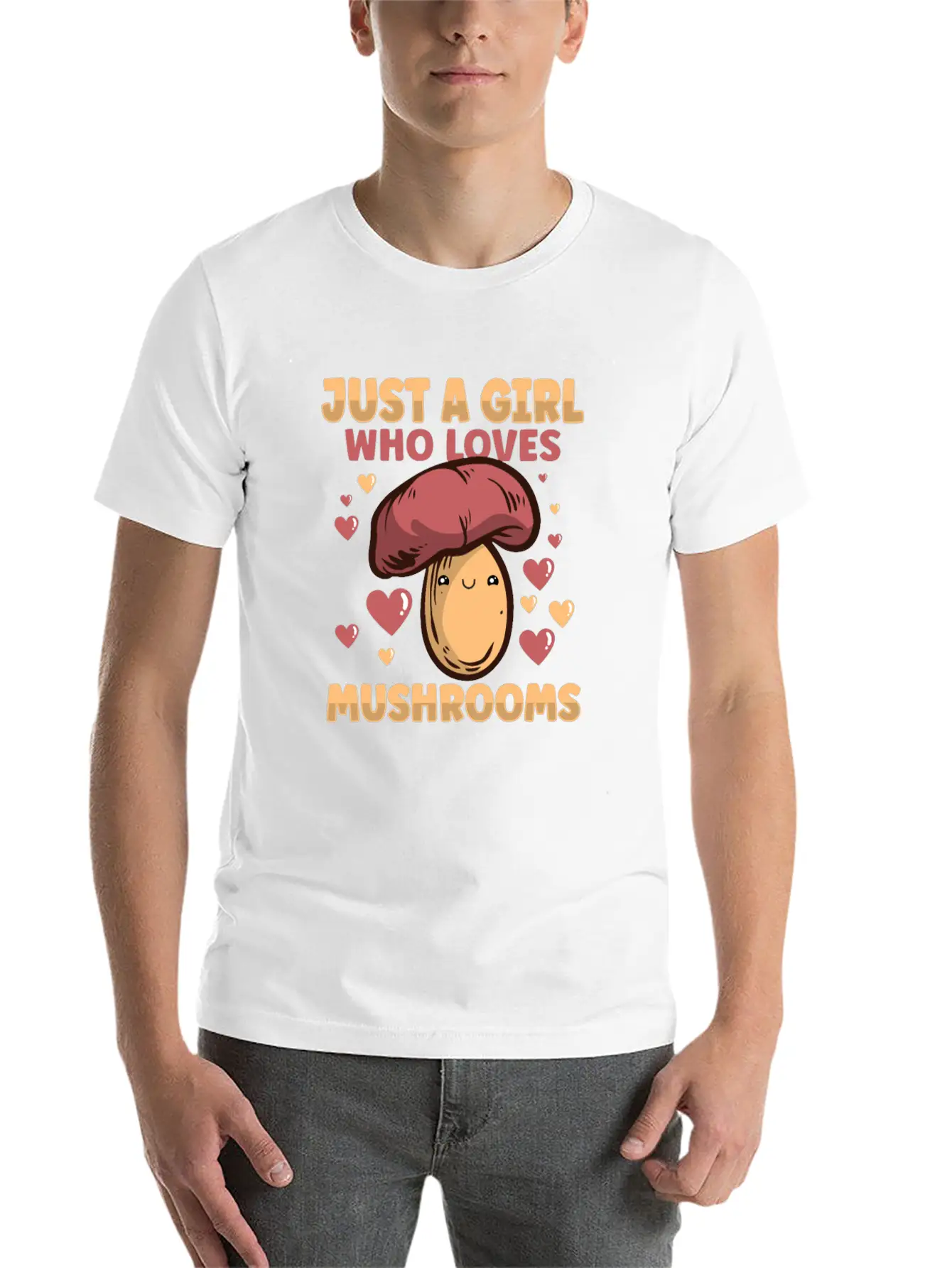Morels Mushroom Picker Mushroom Farmer Mushroom Unisex Short Sleeve Soft Cotton T-Shirt – Casual Everyday Wear
