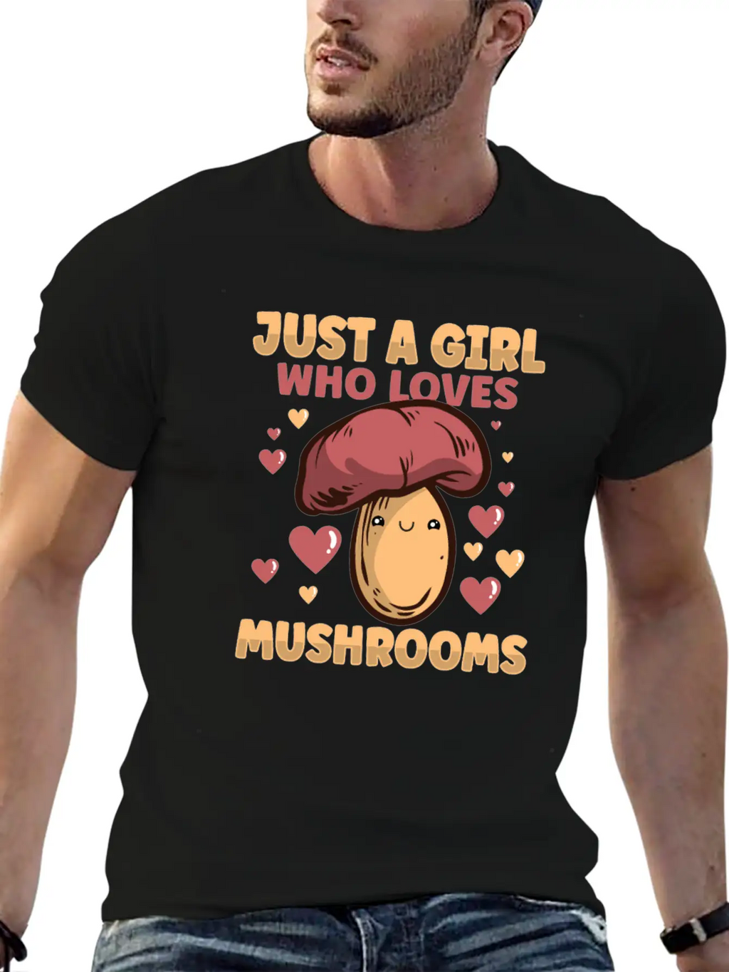 Morels Mushroom Picker Mushroom Farmer Mushroom Unisex Short Sleeve Soft Cotton T-Shirt – Casual Everyday Wear