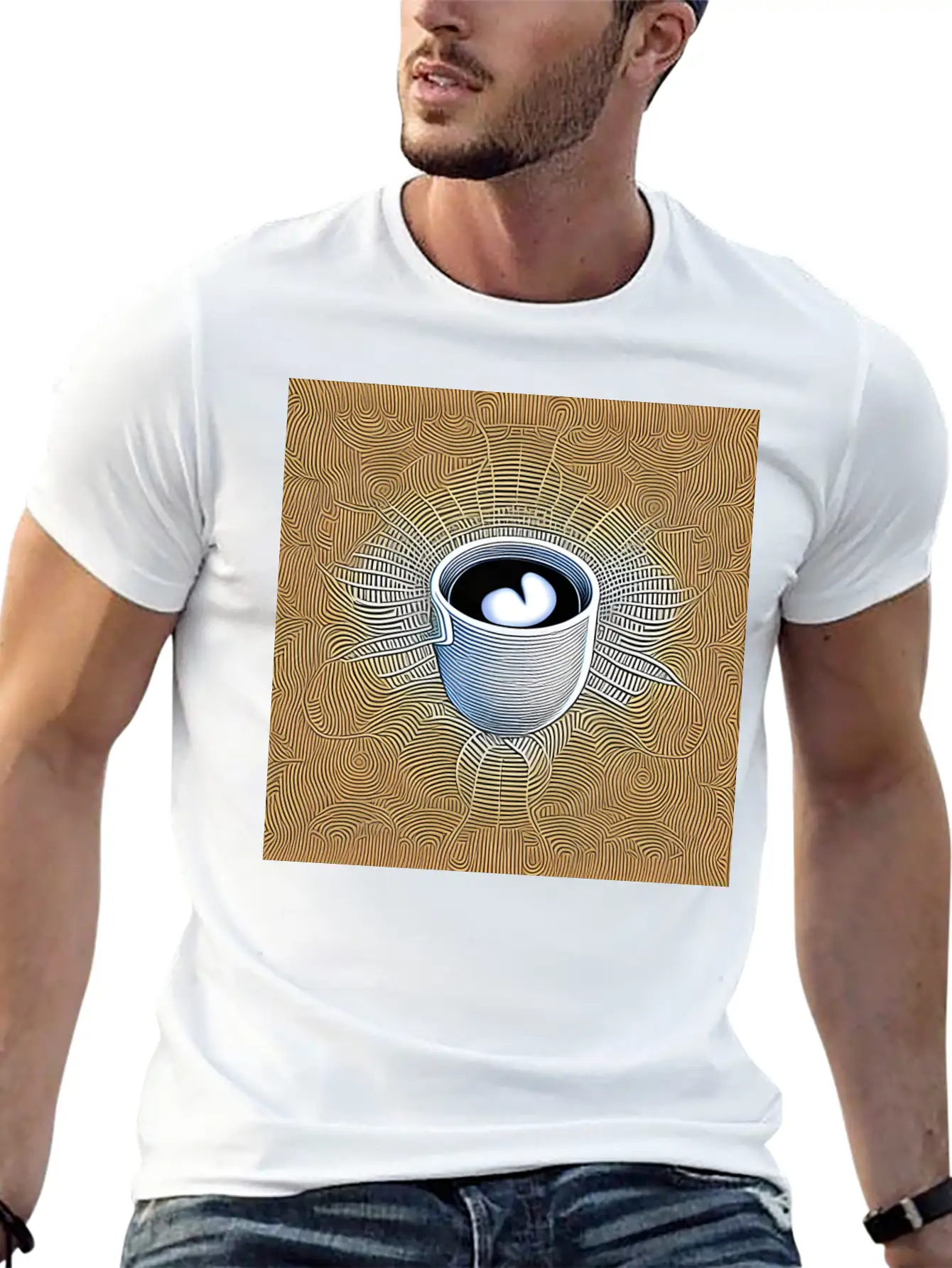 Morning Coffee Unisex Casual T-Shirt – Clean Design For Daily Comfort