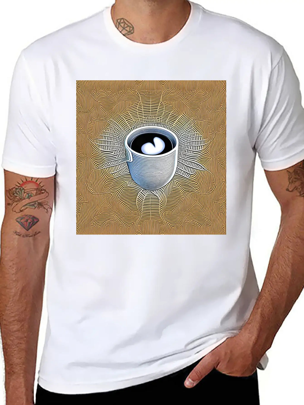 Morning Coffee Unisex Casual T-Shirt – Clean Design For Daily Comfort