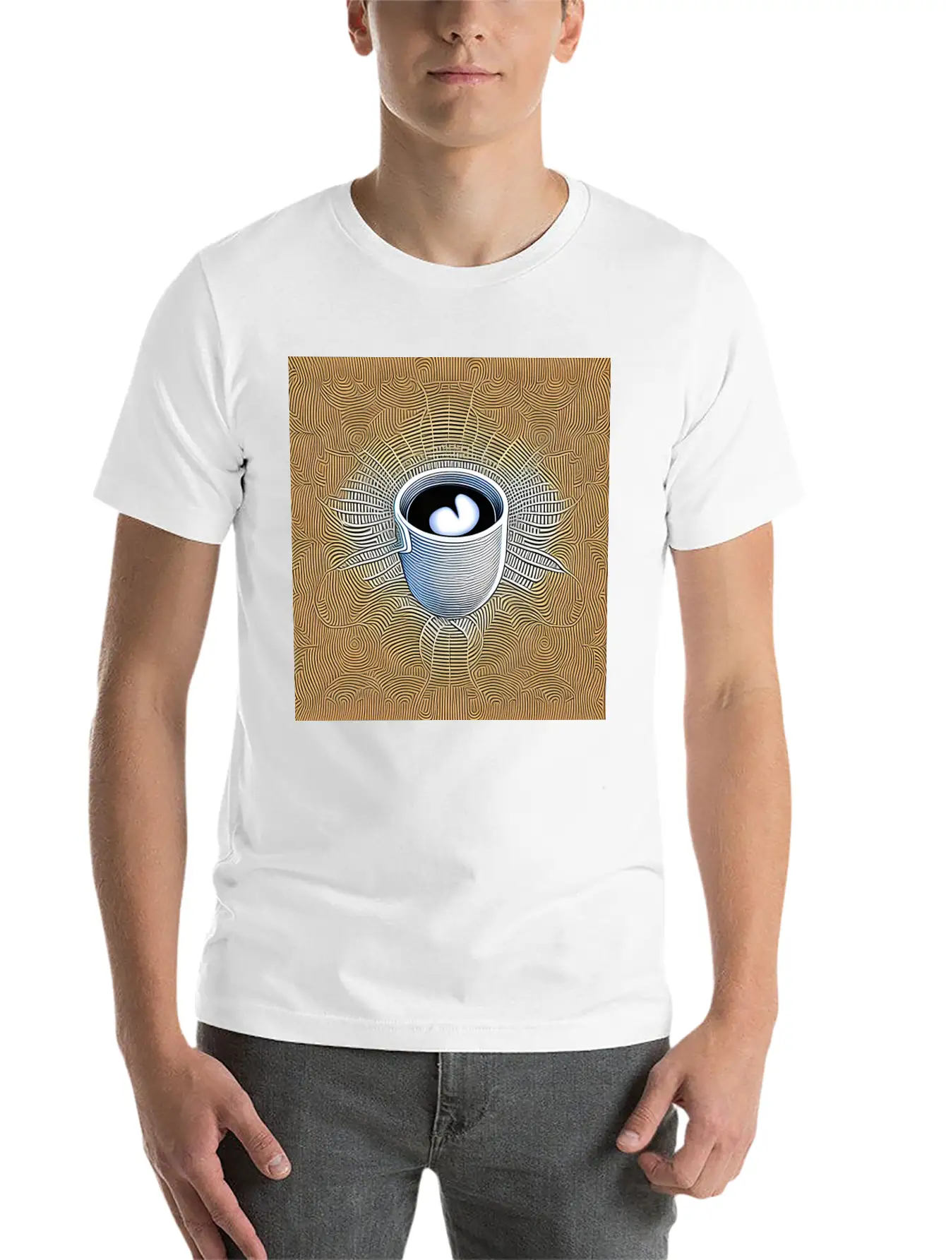 Morning Coffee Unisex Casual T-Shirt – Clean Design For Daily Comfort