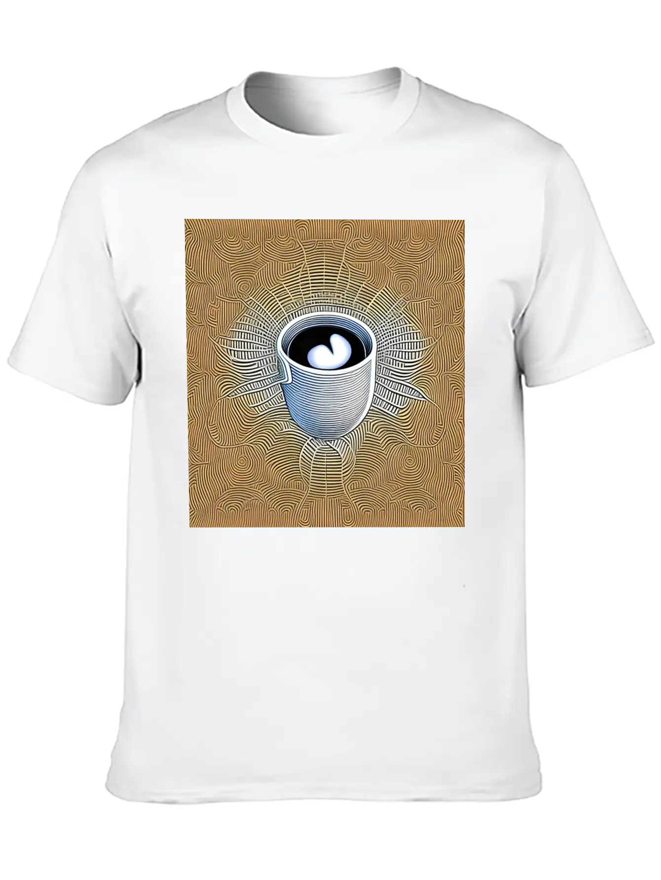 Morning Coffee Unisex Casual T-Shirt – Clean Design For Daily Comfort