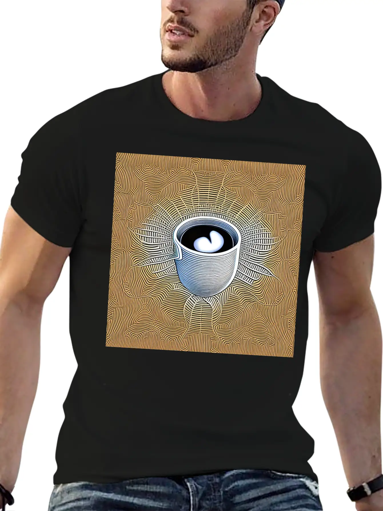Morning Coffee Unisex Casual T-Shirt – Clean Design For Daily Comfort