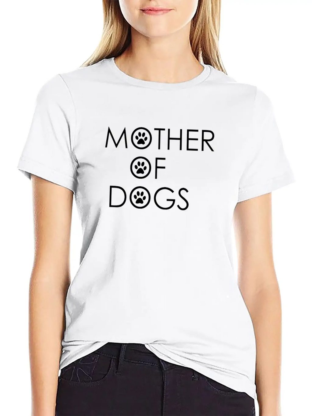 Mother Of Dogs, Dog Mom, Dog Lover, Dog Shirt Breathable Soft Cotton T-Shirt – Timeless Casual Look
