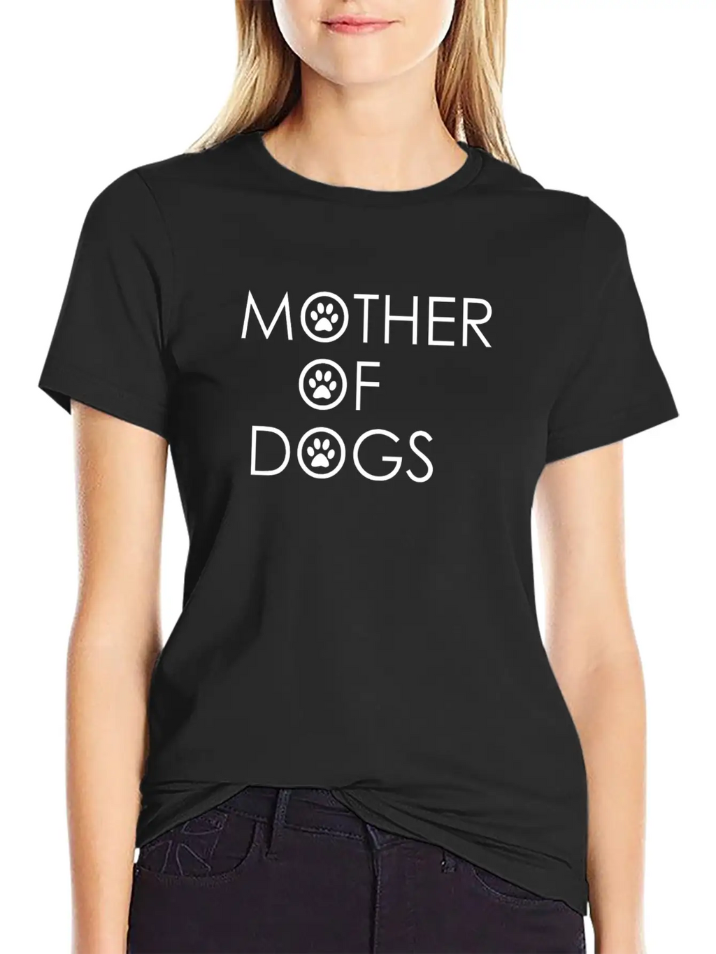 Mother Of Dogs, Dog Mom, Dog Lover, Dog Shirt Breathable Soft Cotton T-Shirt – Timeless Casual Look