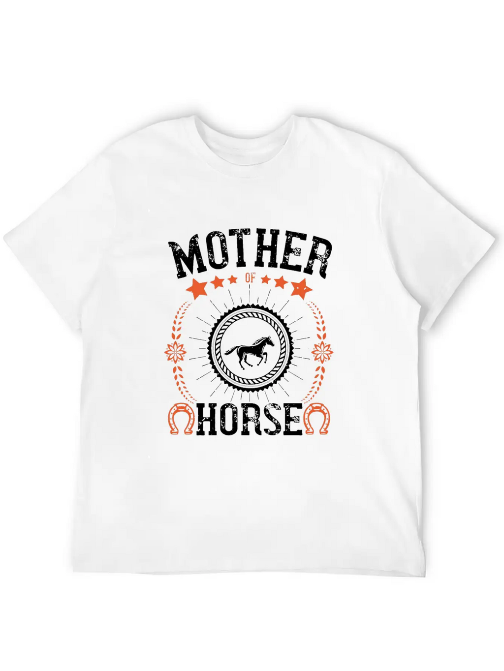 Mother Of Horse Unisex Short Sleeve Soft Cotton T-Shirt – Casual Everyday Wear