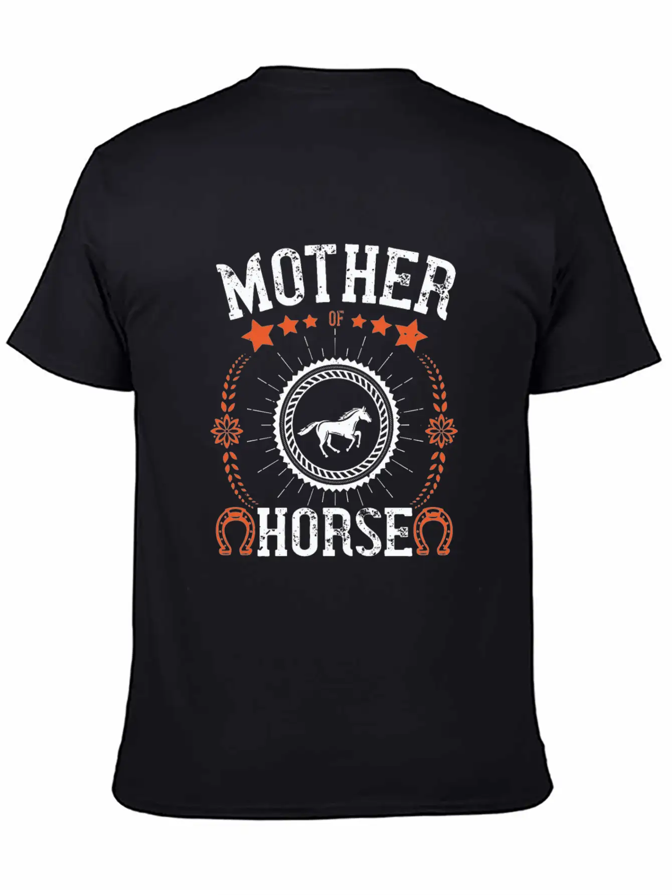 Mother Of Horse Unisex Short Sleeve Soft Cotton T-Shirt – Casual Everyday Wear