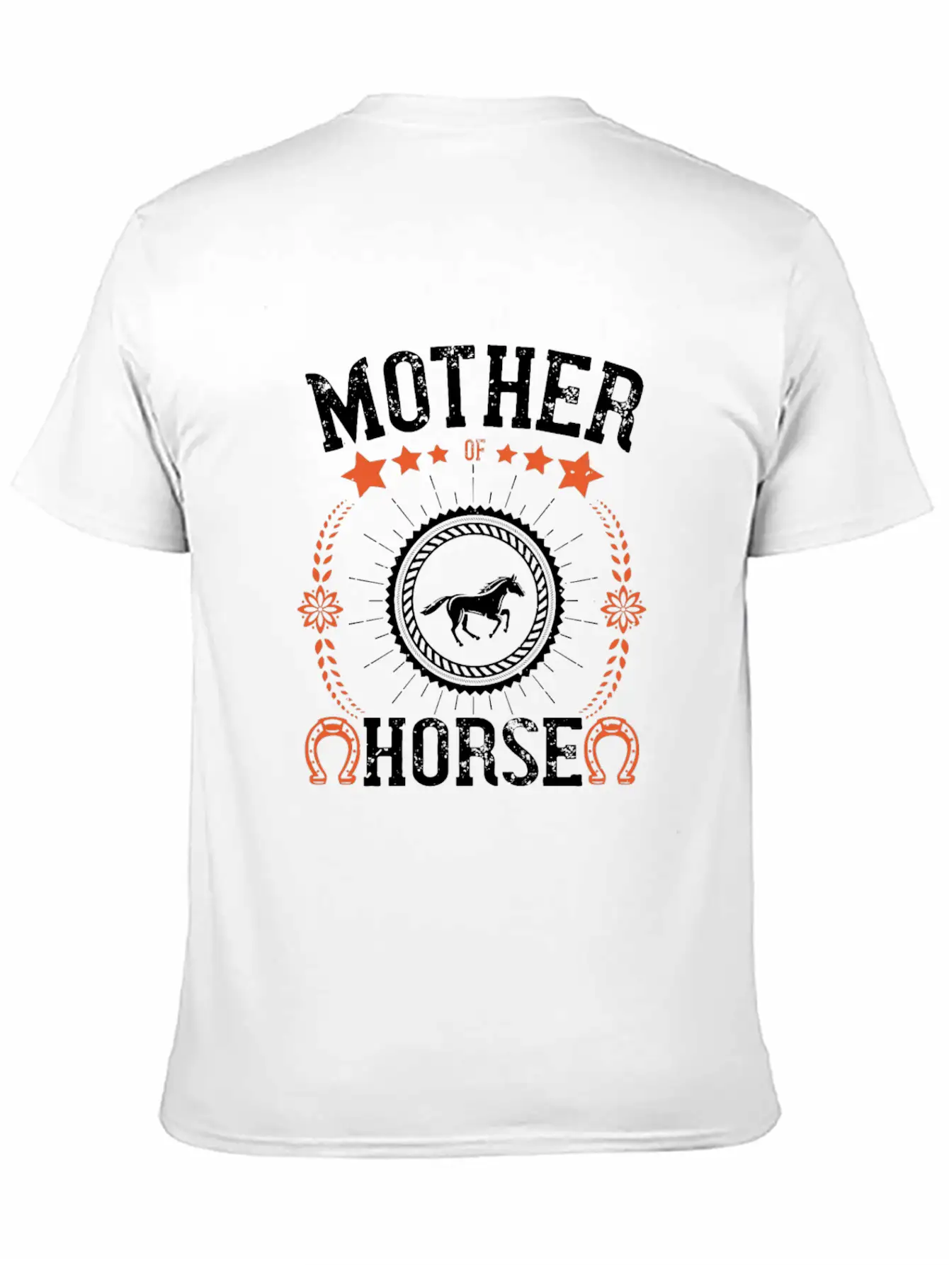 Mother Of Horse Unisex Short Sleeve Soft Cotton T-Shirt – Casual Everyday Wear