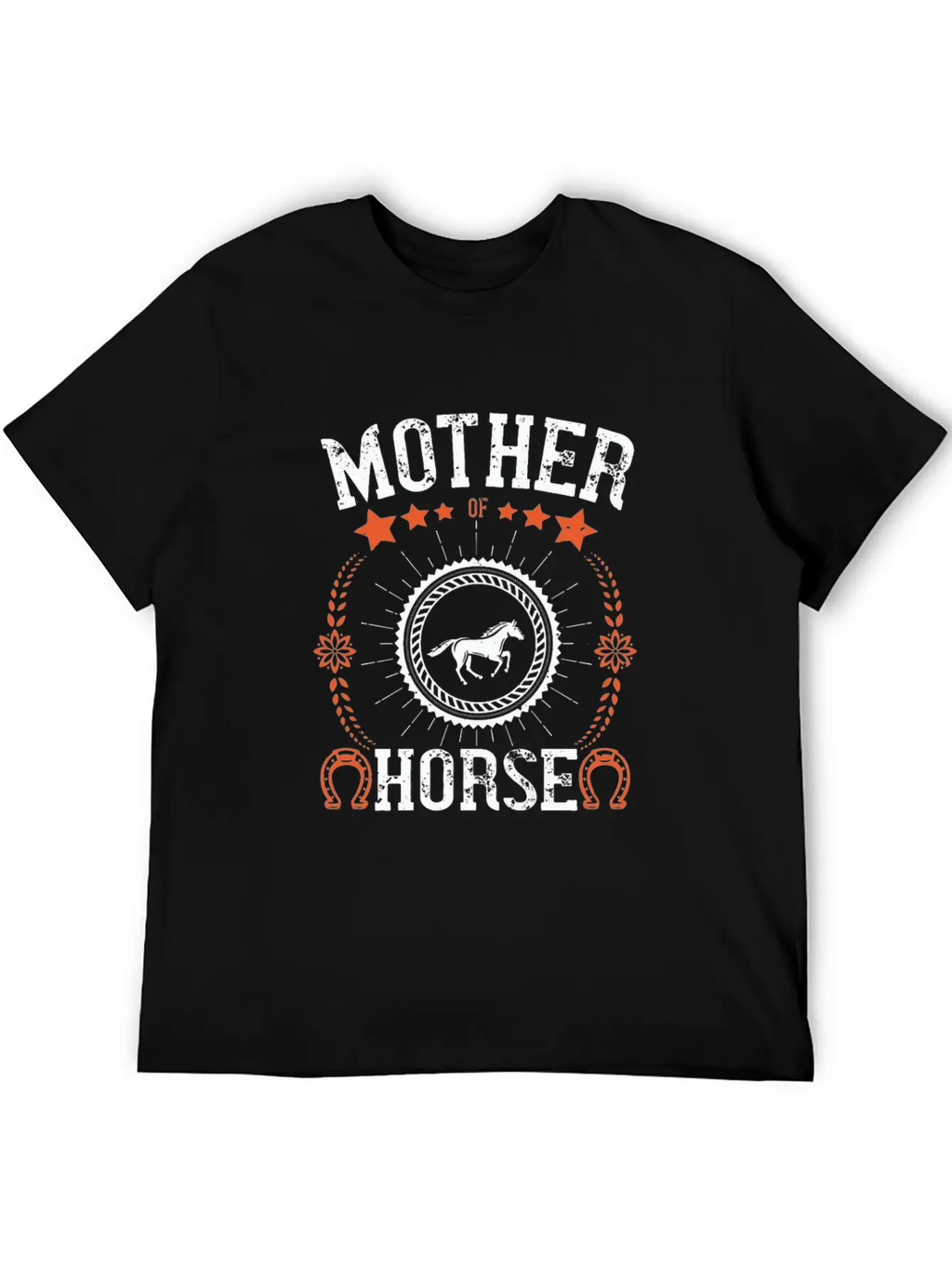 Mother Of Horse Unisex Short Sleeve Soft Cotton T-Shirt – Casual Everyday Wear