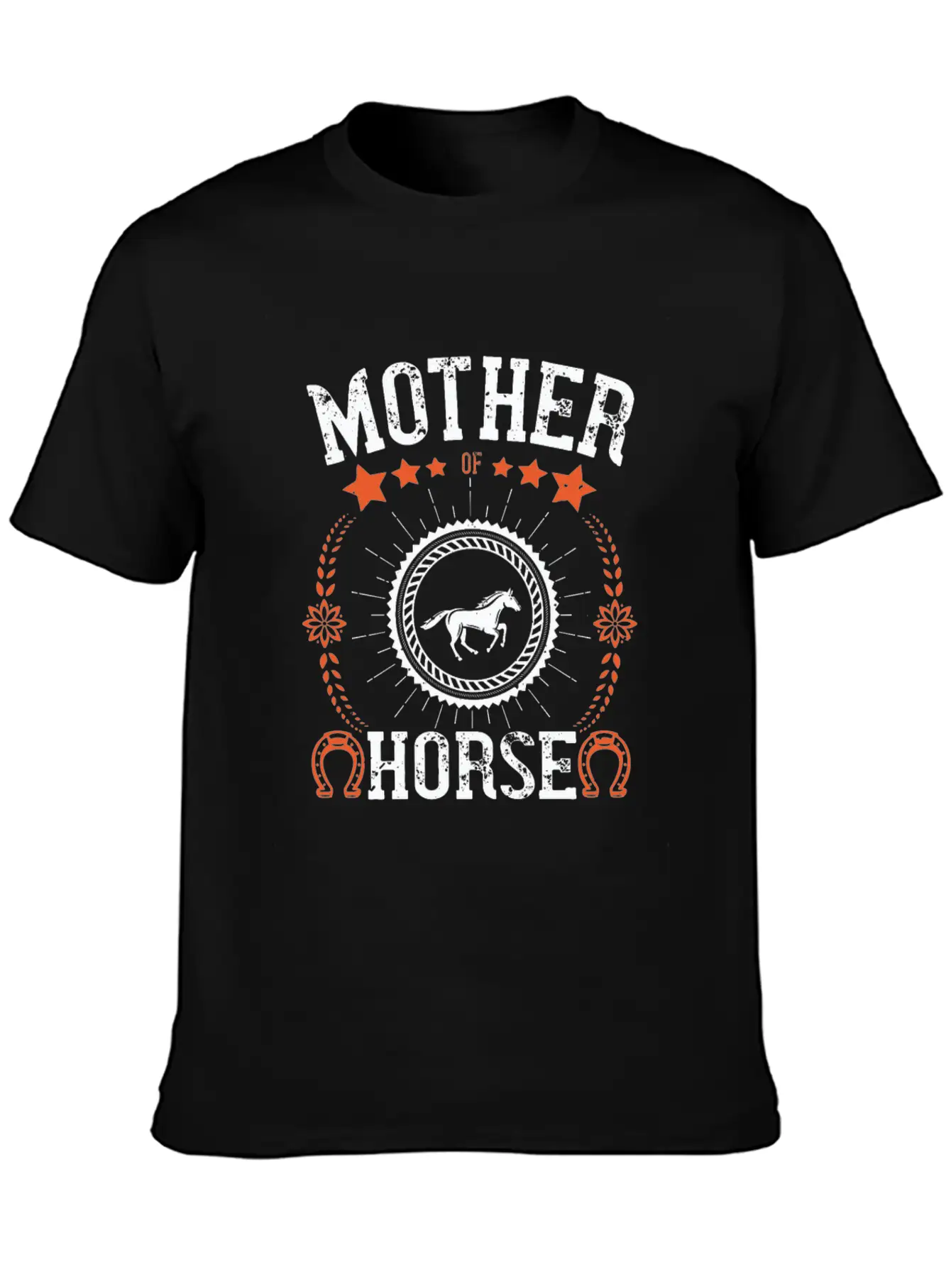 Mother Of Horse Unisex Short Sleeve Soft Cotton T-Shirt – Casual Everyday Wear