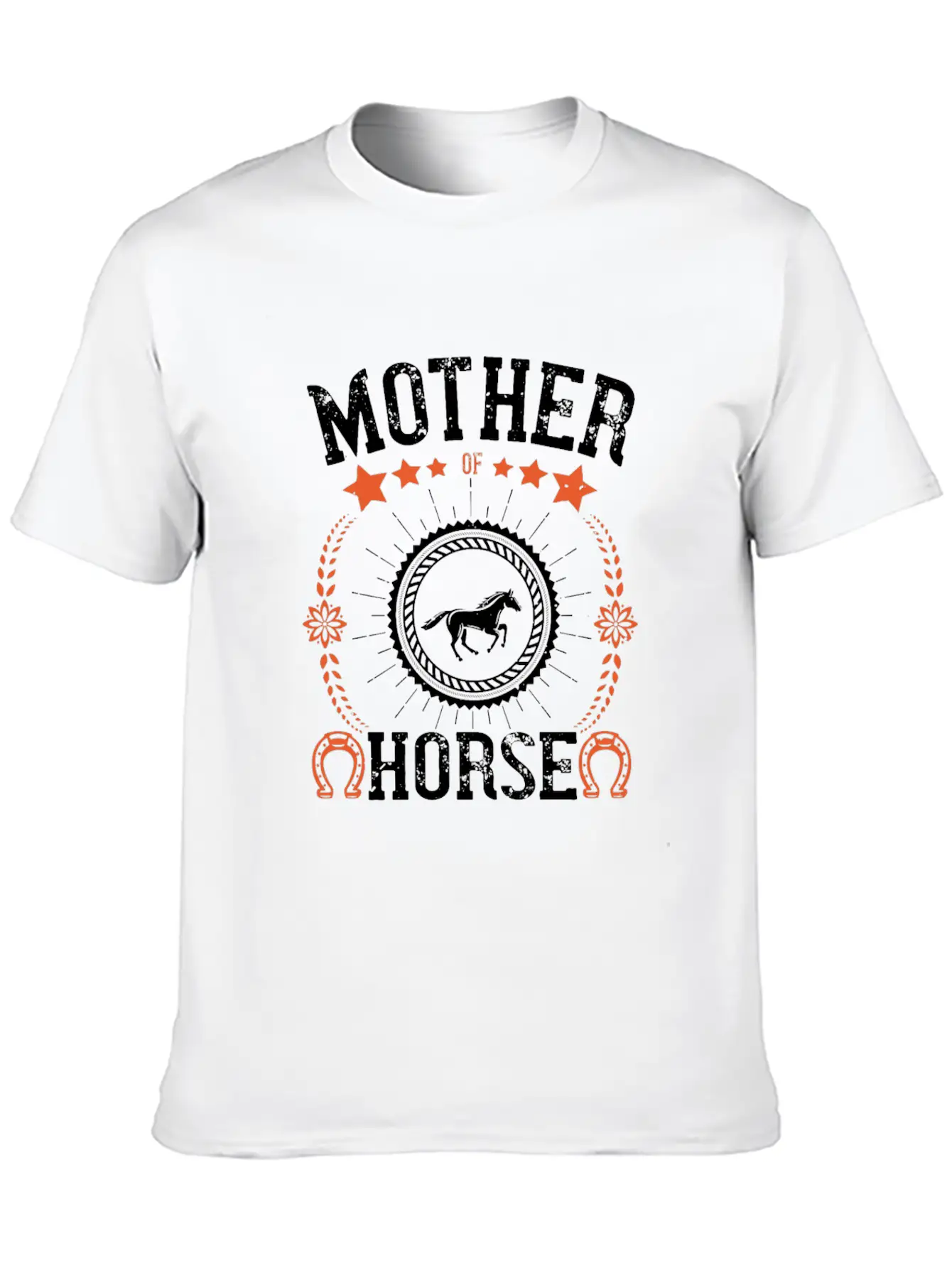 Mother Of Horse Unisex Short Sleeve Soft Cotton T-Shirt – Casual Everyday Wear