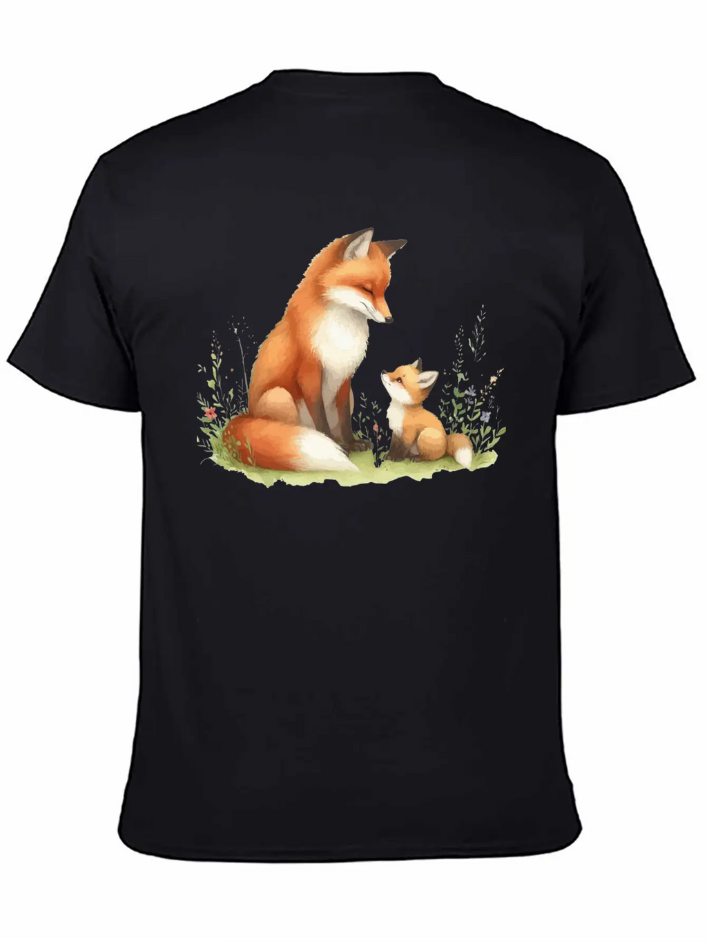 Mother Red Fox Unisex Casual T-Shirt – Clean Design For Daily Comfort