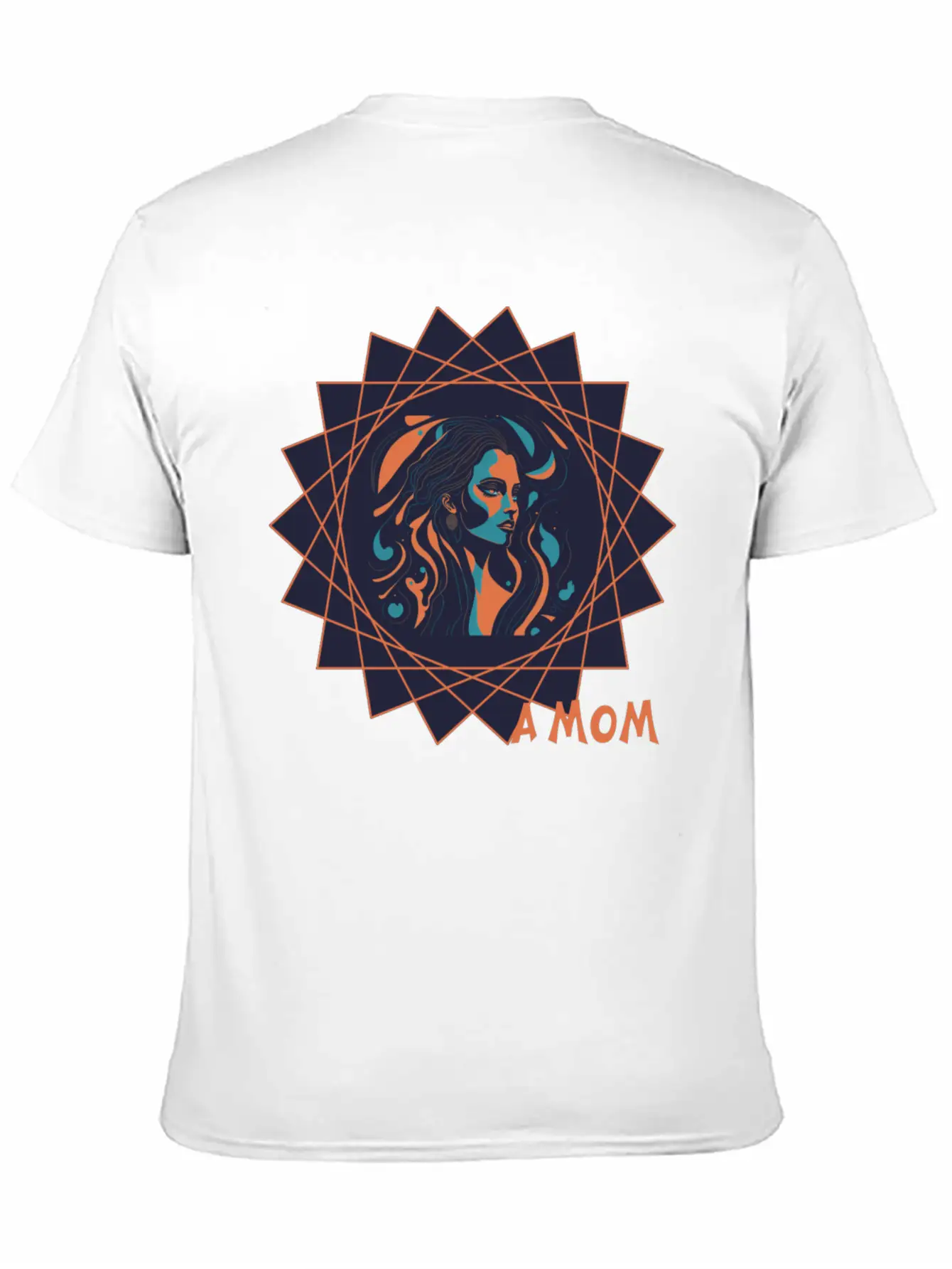 Mothers Day - Brave Mom Inside A Star - Background Breathable Soft Cotton T-Shirt – Timeless Casual Look