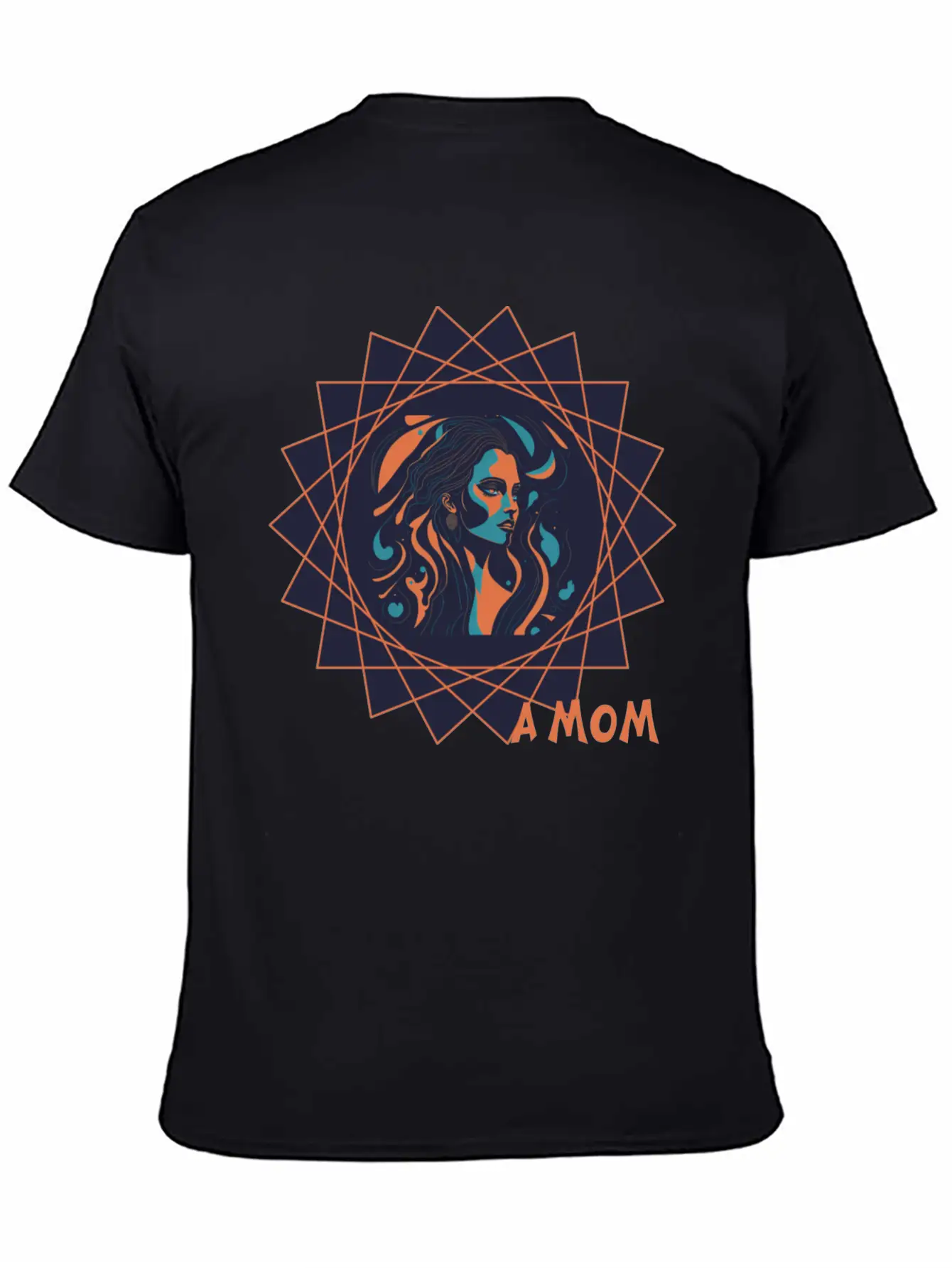 Mothers Day - Brave Mom Inside A Star - Background Breathable Soft Cotton T-Shirt – Timeless Casual Look