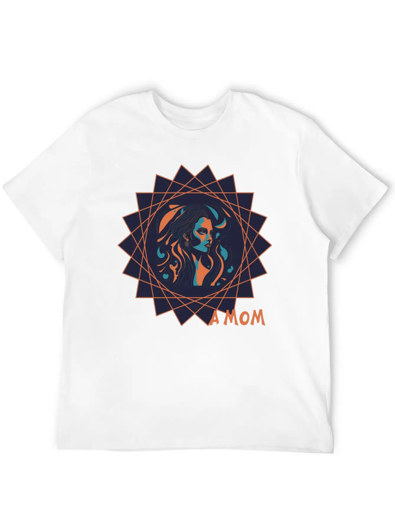 Mothers Day - Brave Mom Inside A Star - Background Breathable Soft Cotton T-Shirt – Timeless Casual Look
