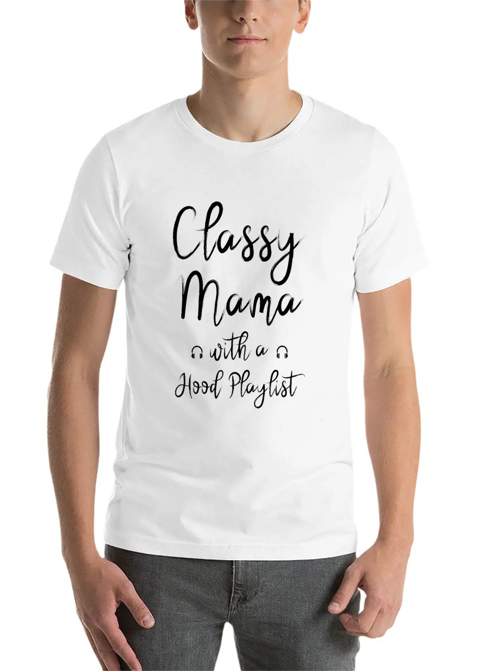Mothers Day Classy Hood Mom Casual Graphic T-Shirt – Simple And Comfortable Daily Wear