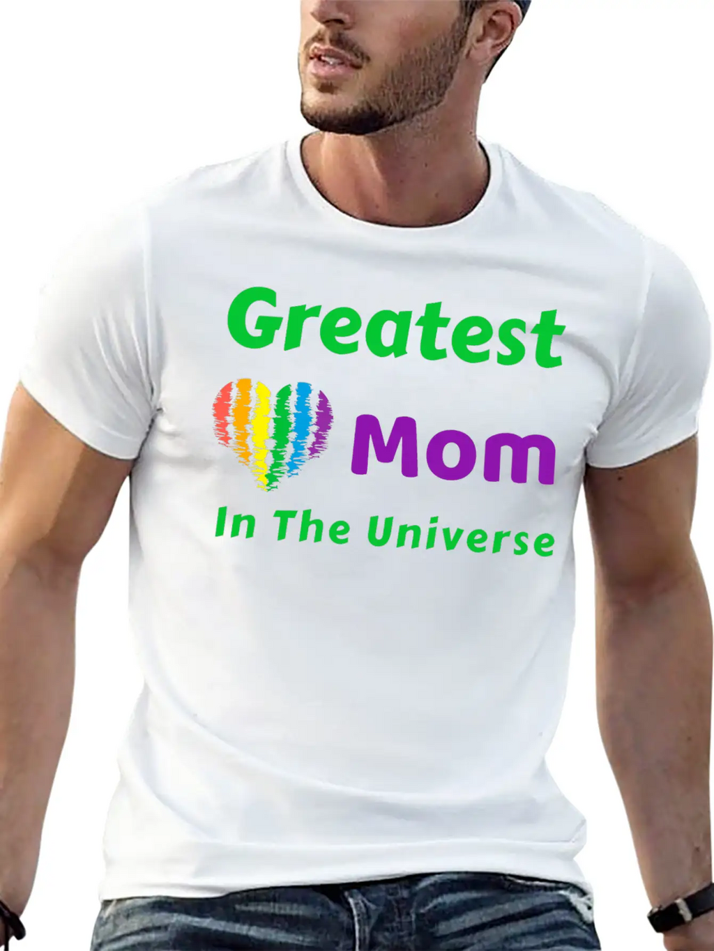 Mother's Day. Greatest Mom In The Universe. Essential Cotton Tee For Daily Outfits – Unisex Style