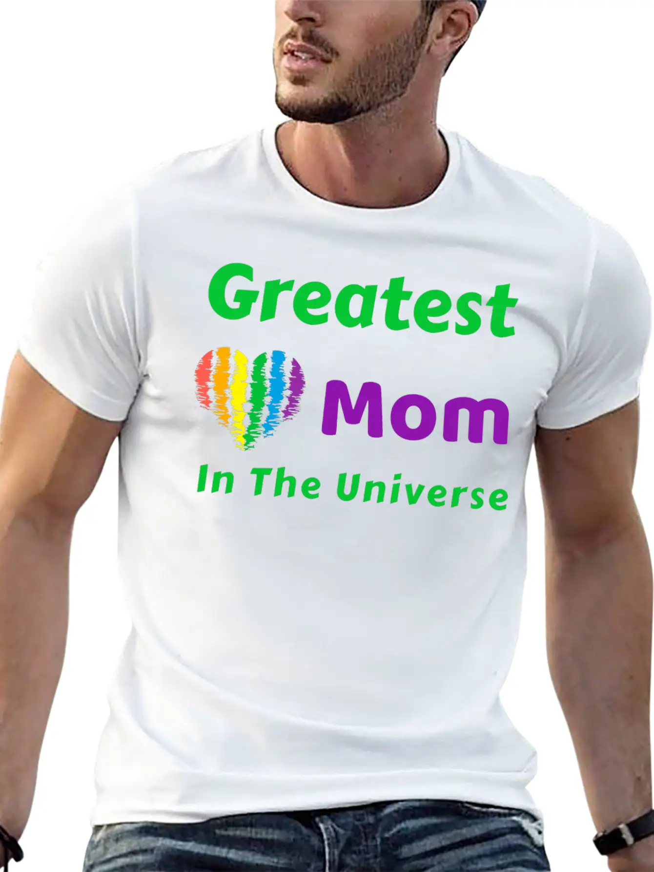 Mother's Day. Greatest Mom In The Universe. Essential Cotton Tee For Daily Outfits – Unisex Style