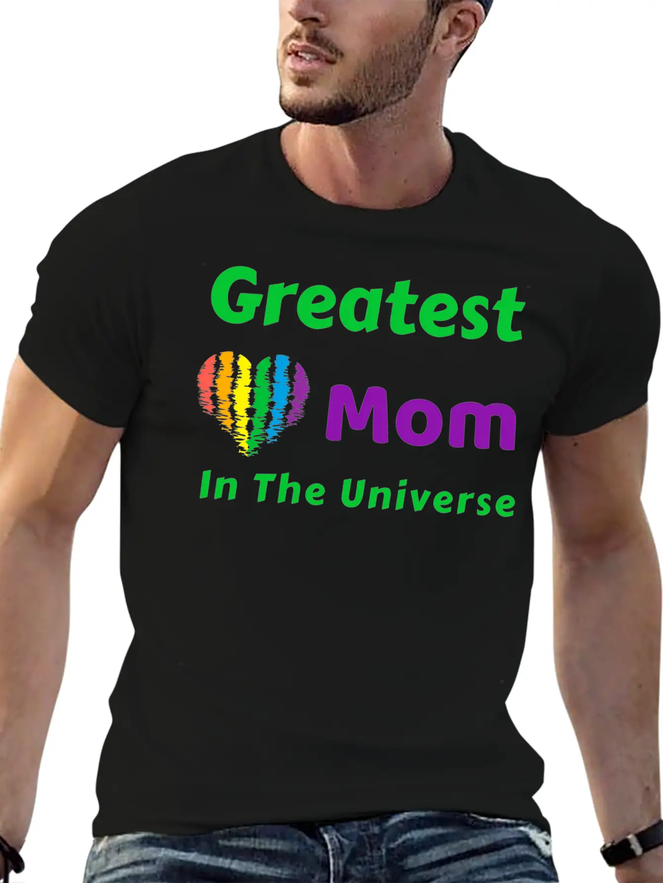 Mother's Day. Greatest Mom In The Universe. Essential Cotton Tee For Daily Outfits – Unisex Style