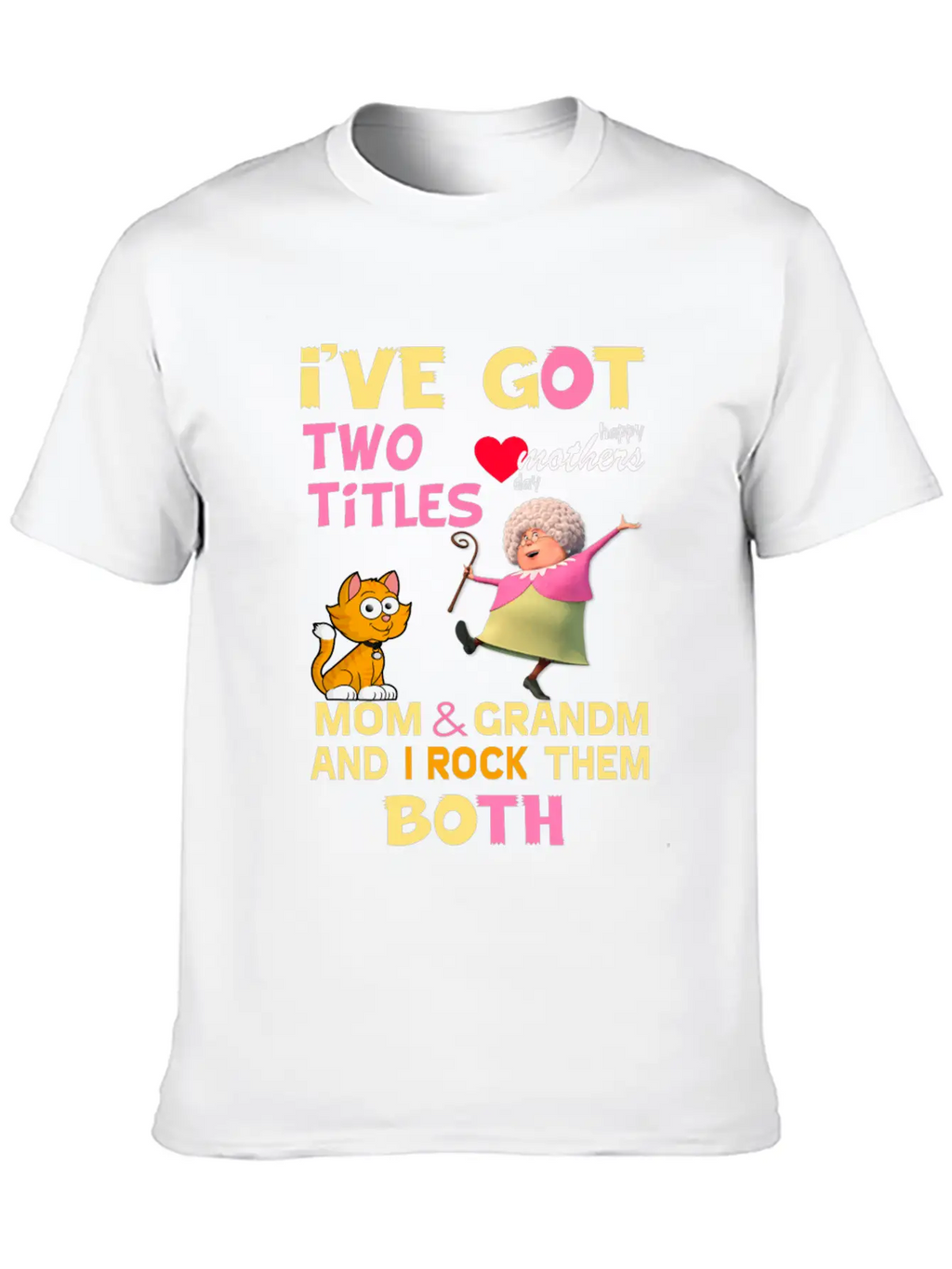 Mothers Day Unisex Short Sleeve Soft Cotton T-Shirt – Casual Everyday Wear