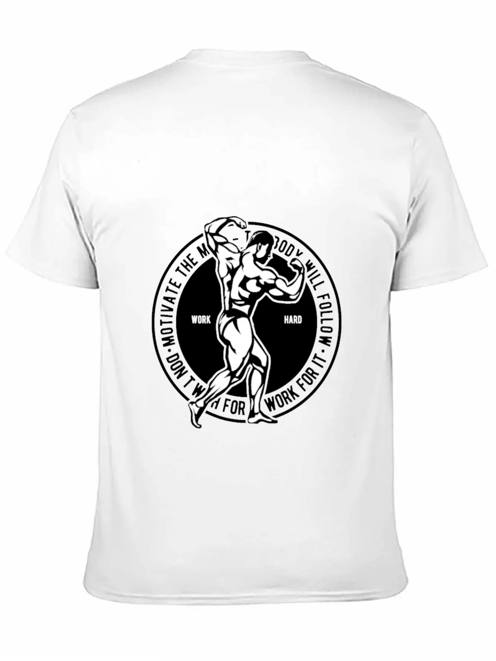 Motivate The Mind Breathable Soft Cotton T-Shirt – Timeless Casual Look