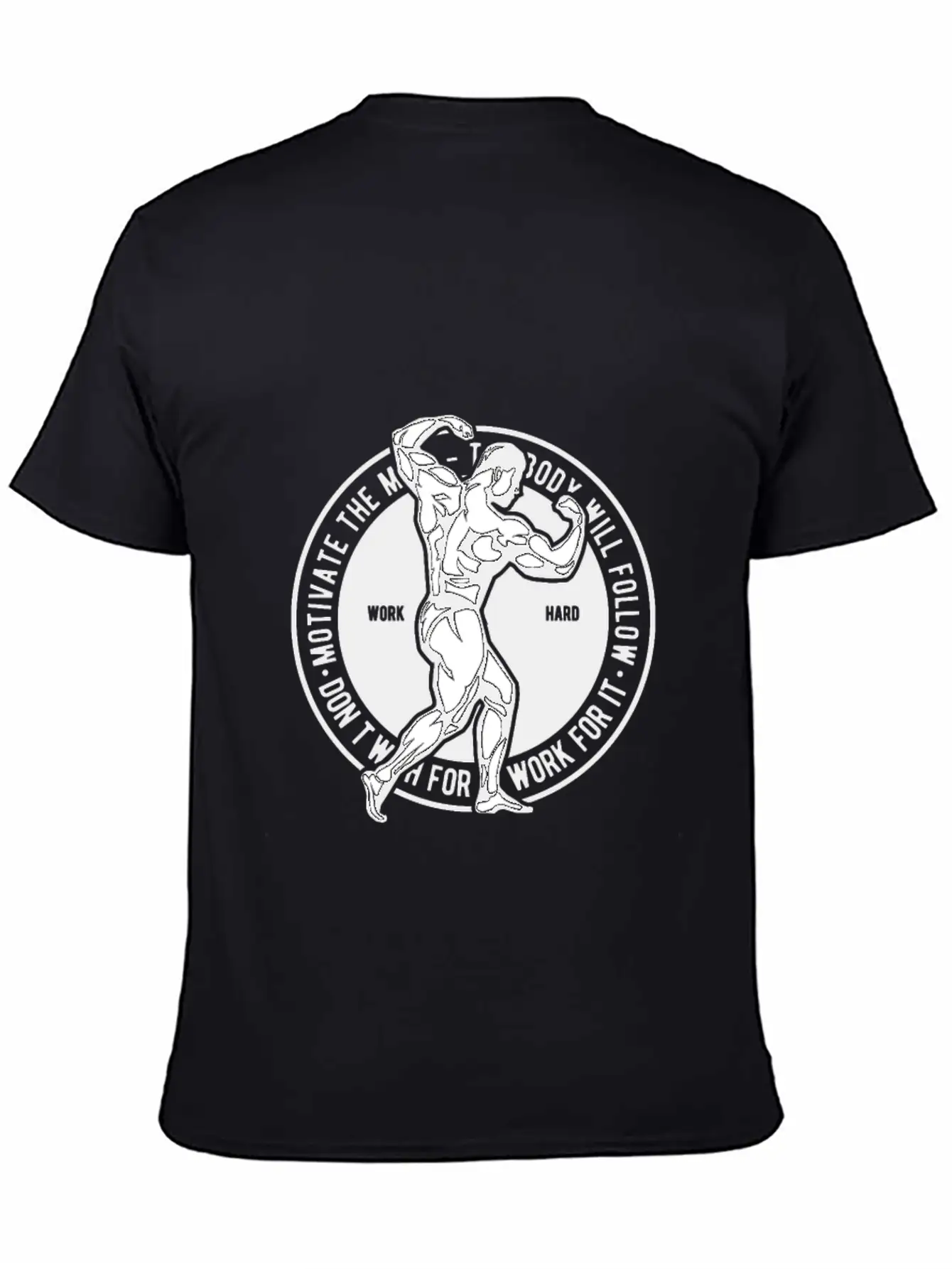 Motivate The Mind Breathable Soft Cotton T-Shirt – Timeless Casual Look