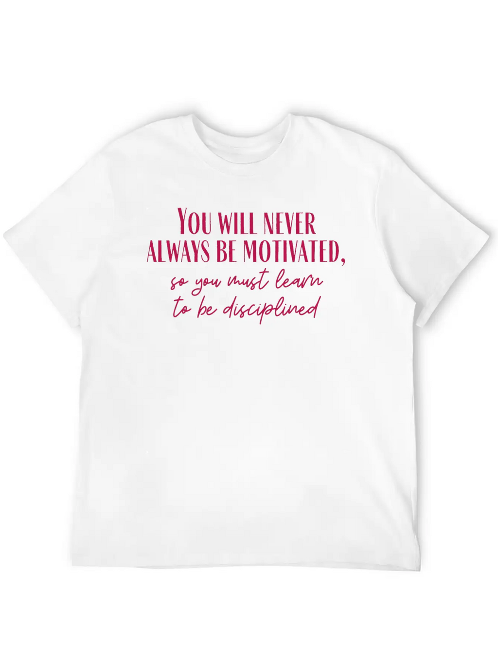 Motivated Unisex Casual T-Shirt – Clean Design For Daily Comfort
