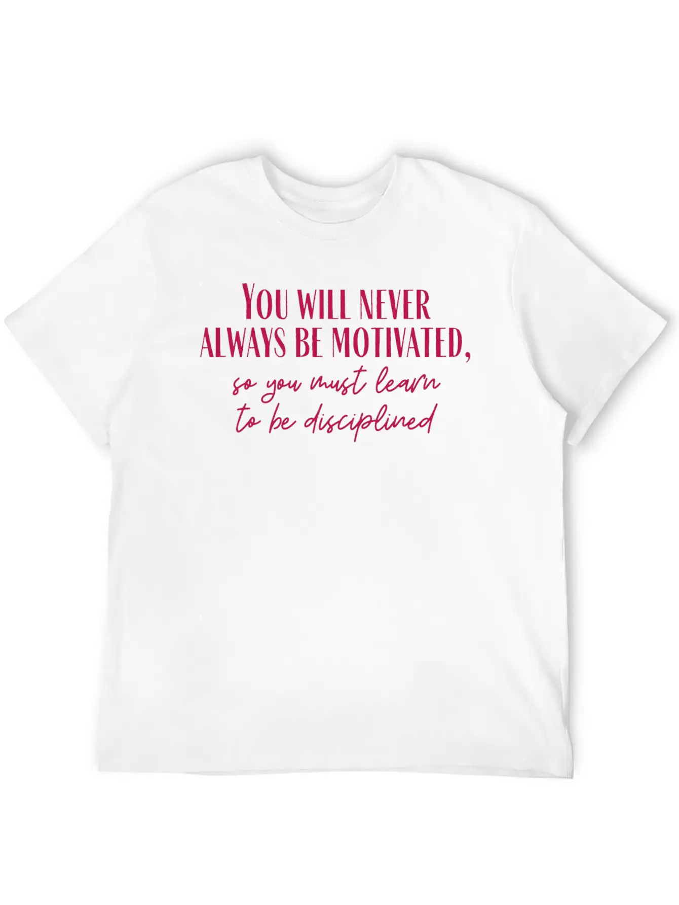 Motivated Unisex Casual T-Shirt – Clean Design For Daily Comfort