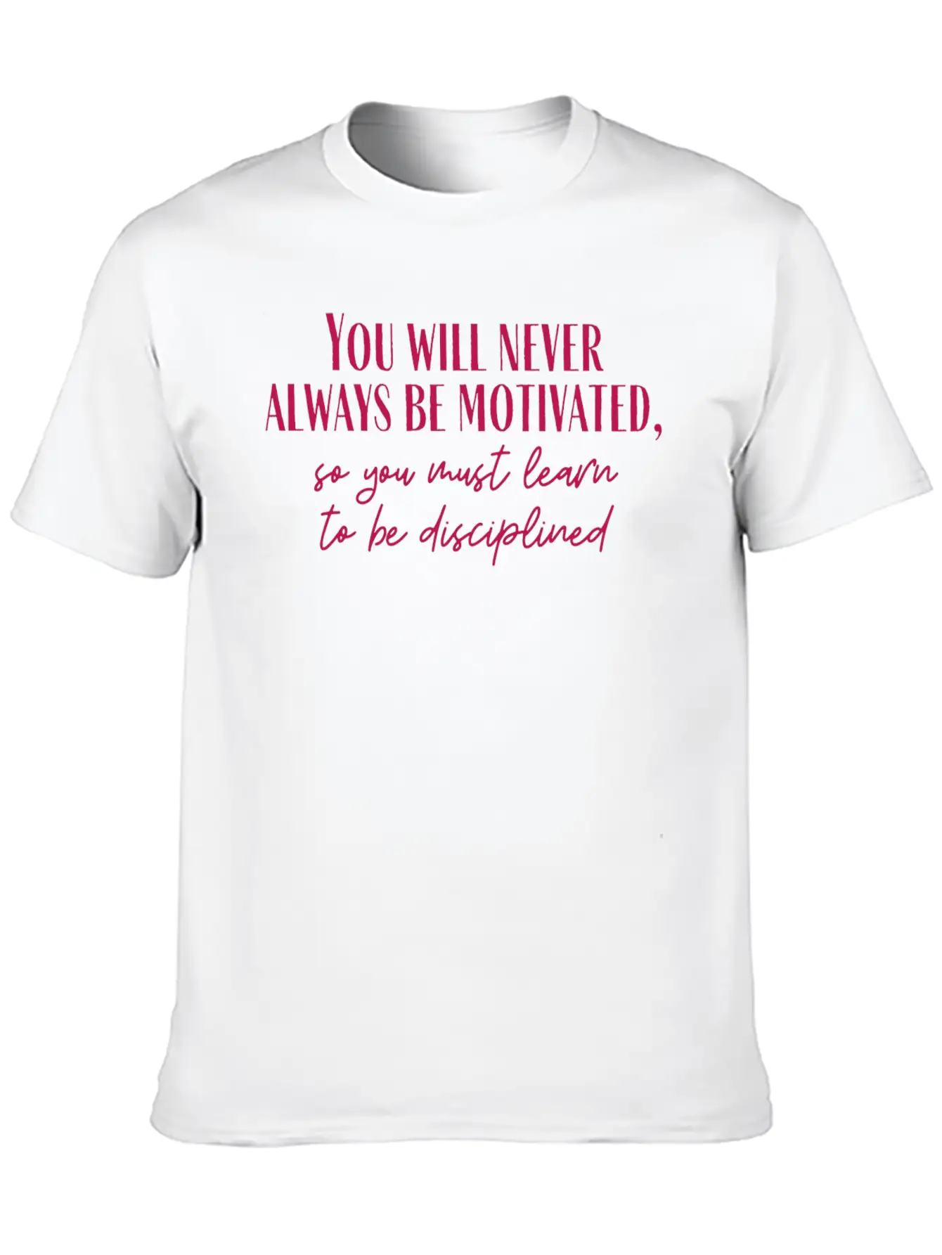 Motivated Unisex Casual T-Shirt – Clean Design For Daily Comfort