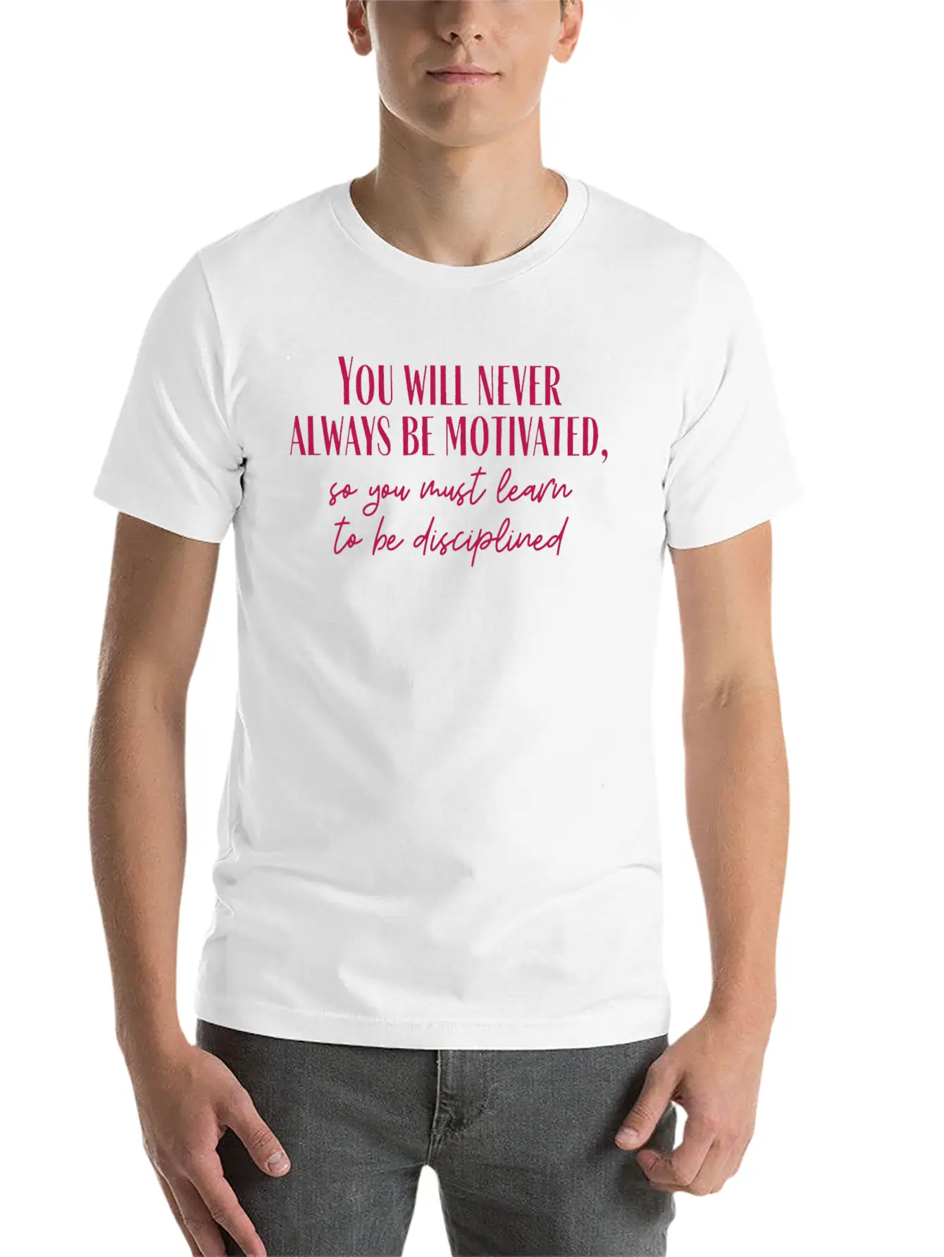 Motivated Unisex Casual T-Shirt – Clean Design For Daily Comfort