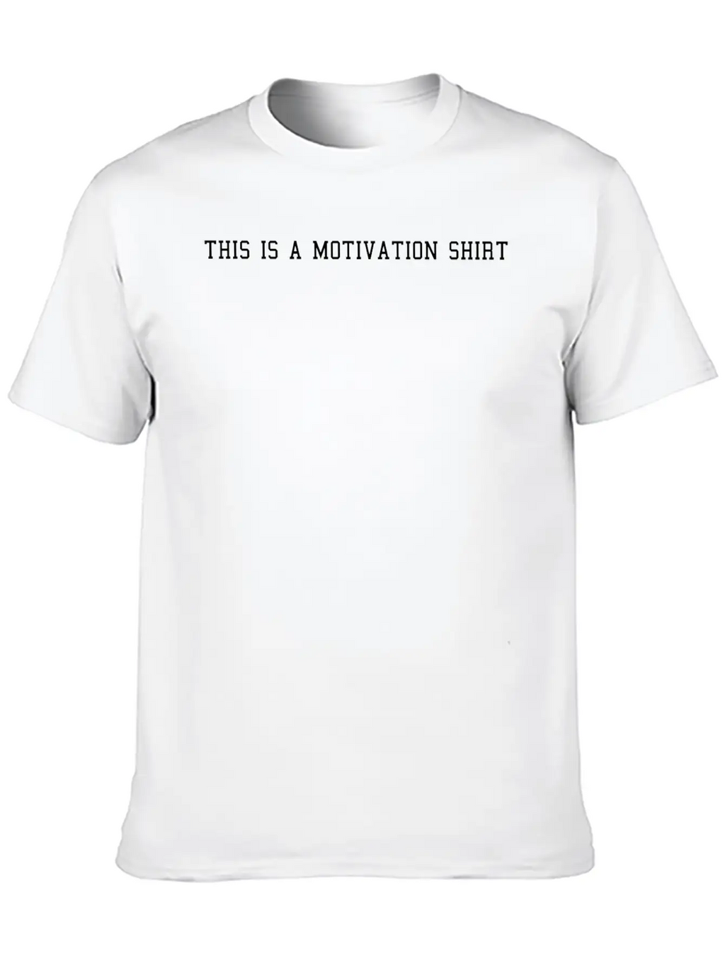 Motivation Breathable Soft Cotton T-Shirt – Timeless Casual Look