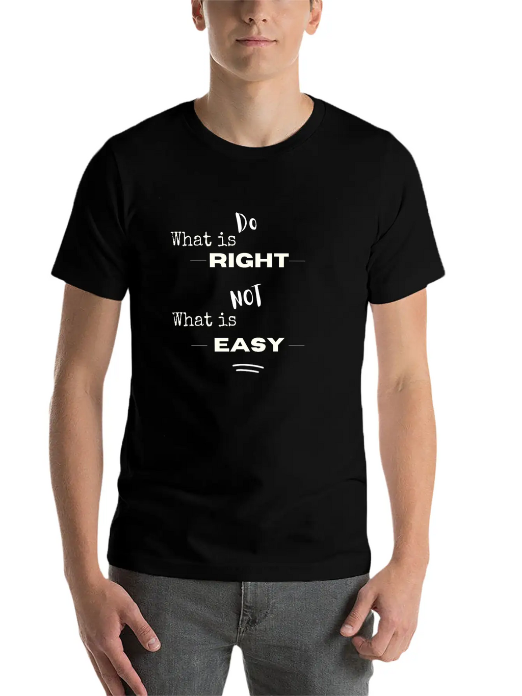 Motivation. Inspirational Quote Unisex Casual T-Shirt – Clean Design For Daily Comfort