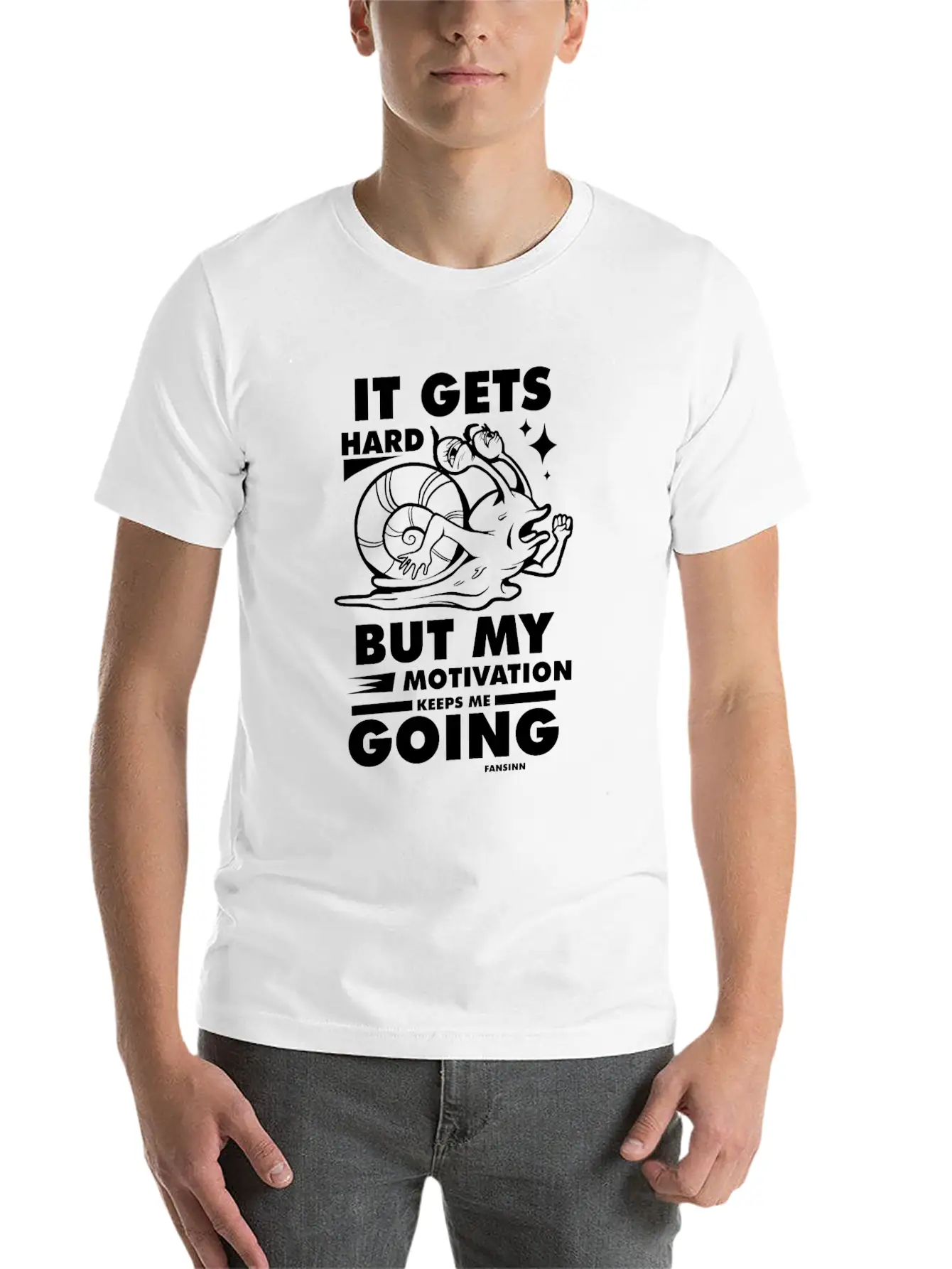 Motivation Motivate Career Positive Gift Unisex Short Sleeve Soft Cotton T-Shirt – Casual Everyday Wear