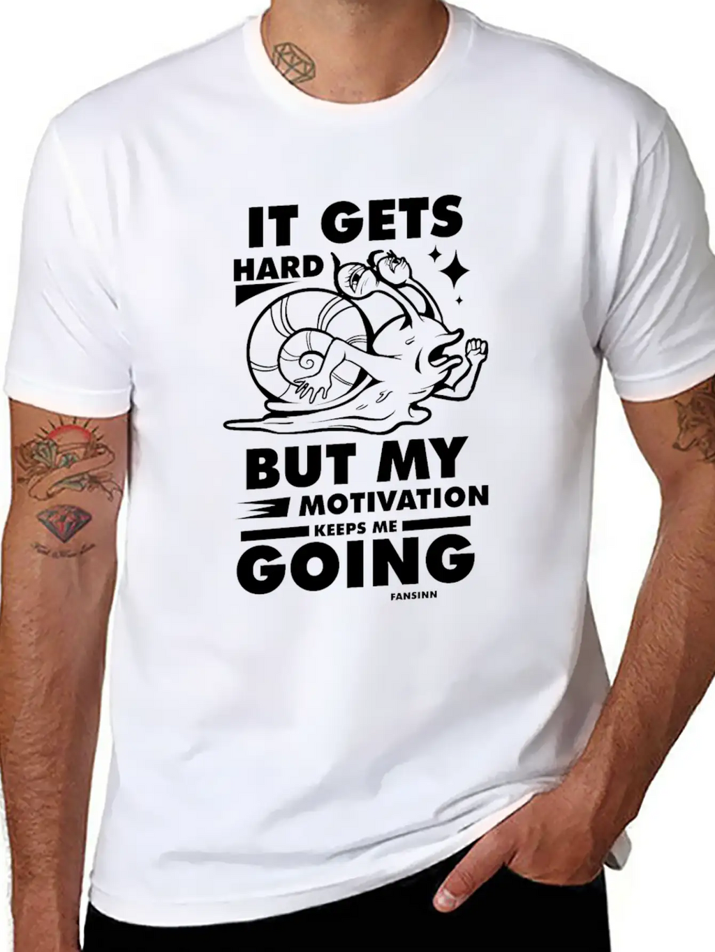 Motivation Motivate Career Positive Gift Unisex Short Sleeve Soft Cotton T-Shirt – Casual Everyday Wear