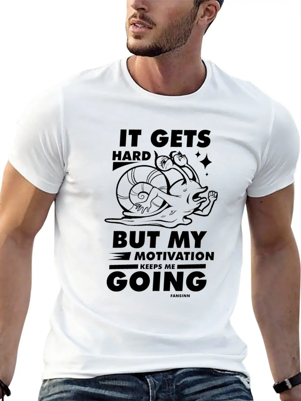 Motivation Motivate Career Positive Gift Unisex Short Sleeve Soft Cotton T-Shirt – Casual Everyday Wear