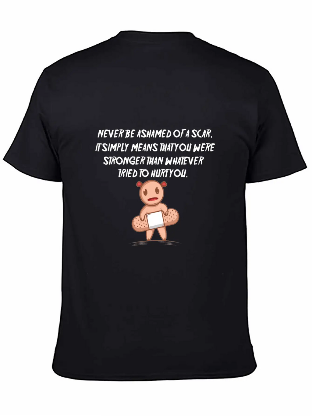 Motivation Scar Strong And Motivated Person Gift Stylish Everyday T-Shirt – Unisex Basic Cotton Tee