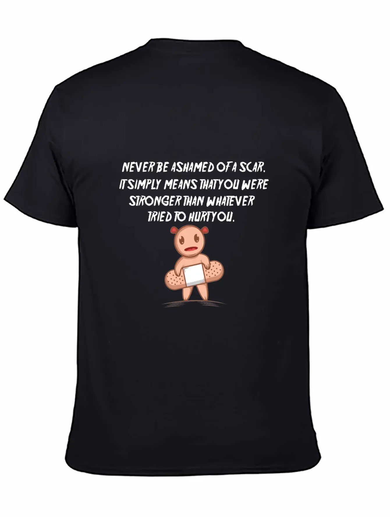 Motivation Scar Strong And Motivated Person Gift Stylish Everyday T-Shirt – Unisex Basic Cotton Tee