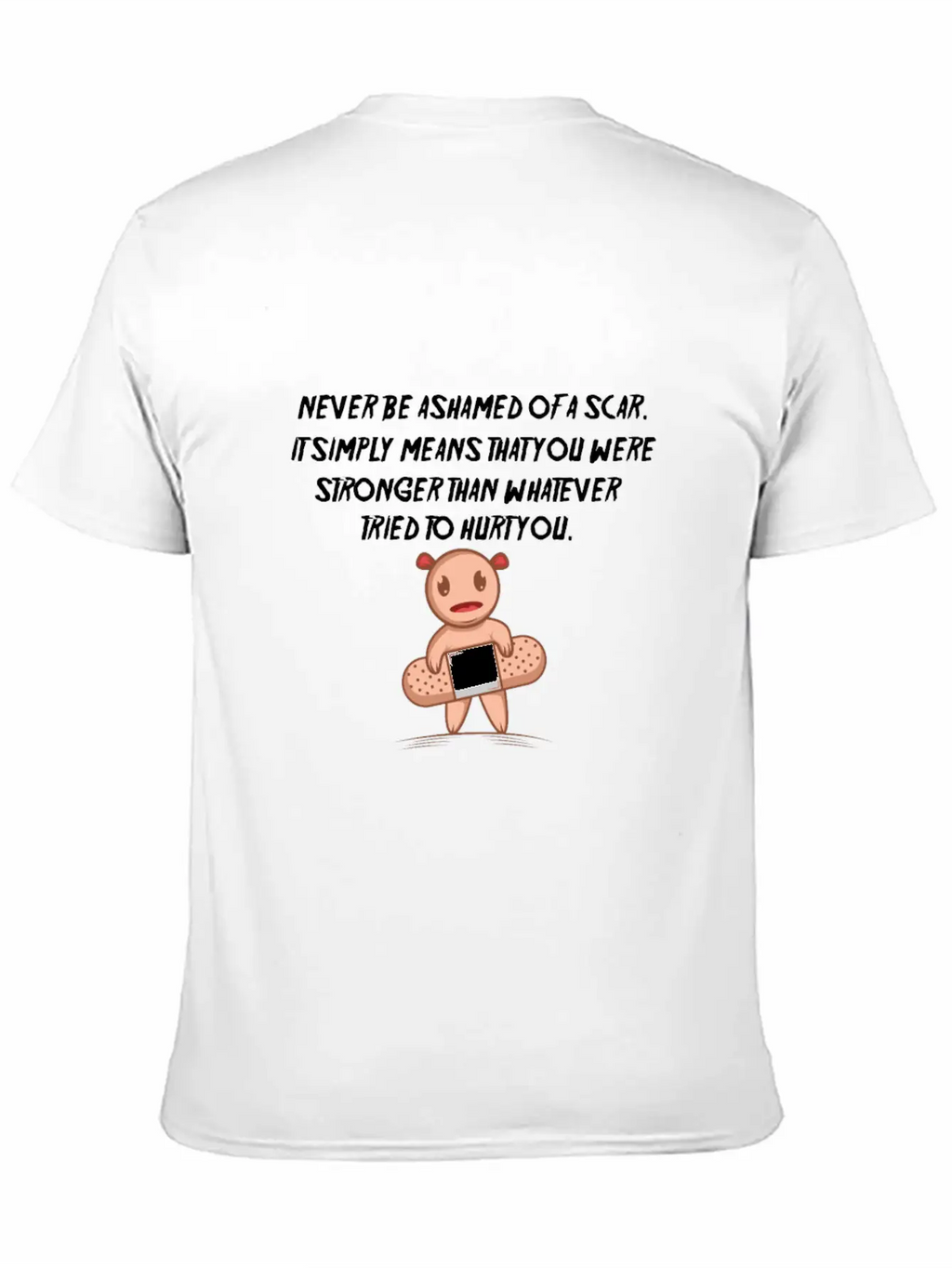 Motivation Scar Strong And Motivated Person Gift Stylish Everyday T-Shirt – Unisex Basic Cotton Tee