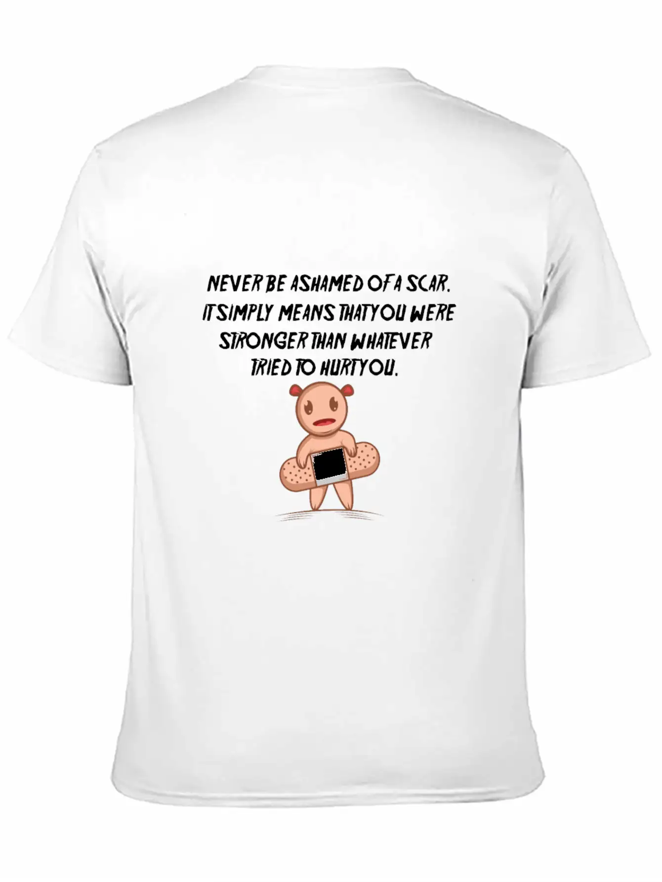 Motivation Scar Strong And Motivated Person Gift Stylish Everyday T-Shirt – Unisex Basic Cotton Tee