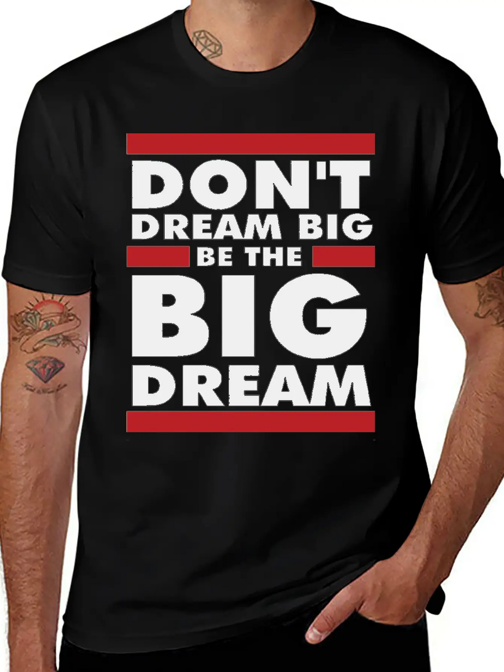 Motivational Design Classic Fit Graphic Tee For Daily Comfort – Unisex Cotton Shirt