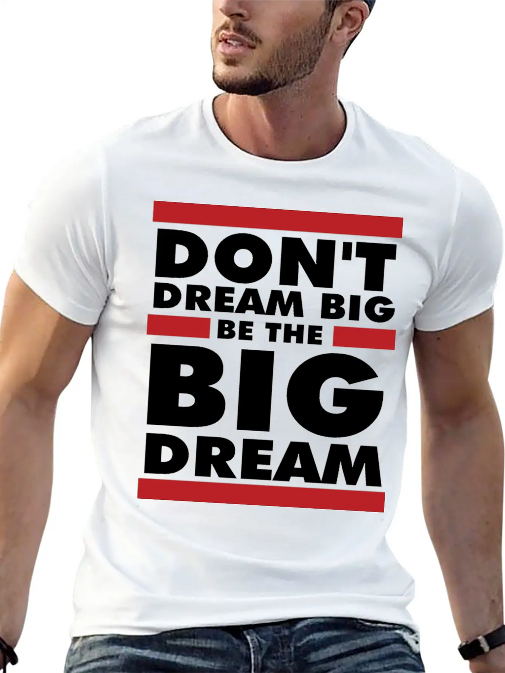 Motivational Design Classic Fit Graphic Tee For Daily Comfort – Unisex Cotton Shirt