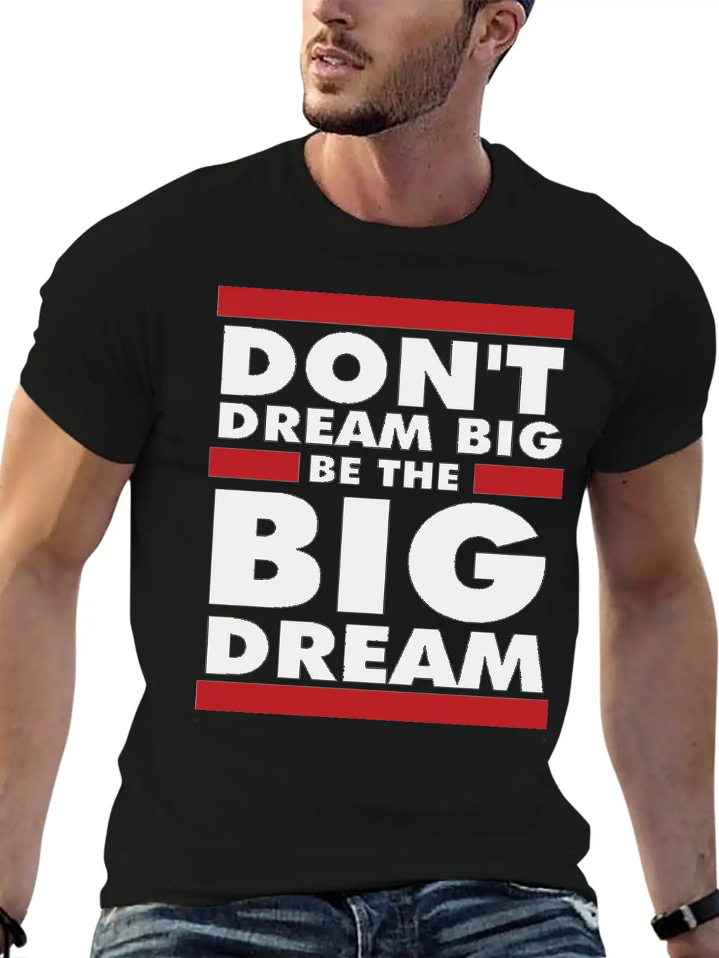 Motivational Design Classic Fit Graphic Tee For Daily Comfort – Unisex Cotton Shirt