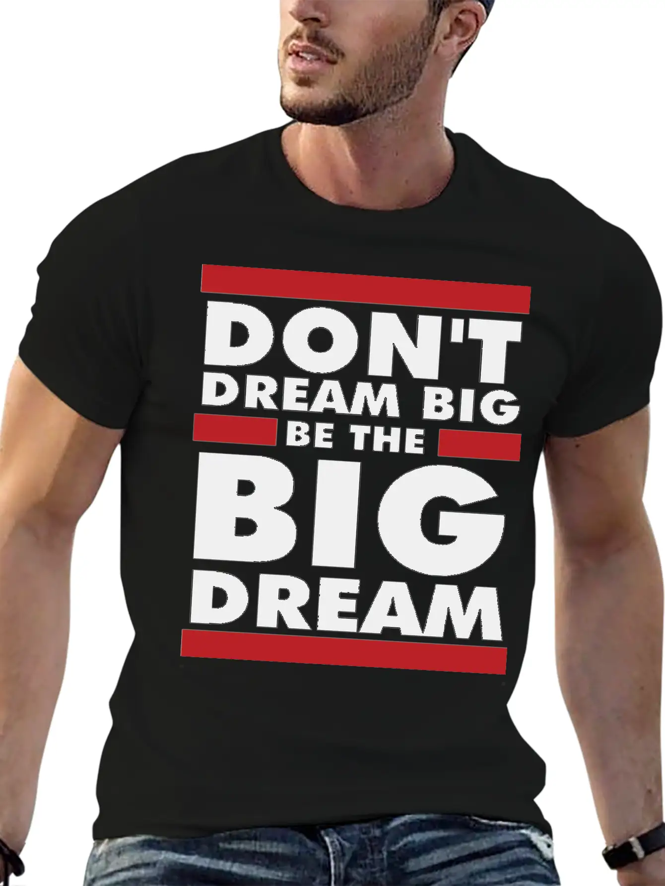 Motivational Design Classic Fit Graphic Tee For Daily Comfort – Unisex Cotton Shirt